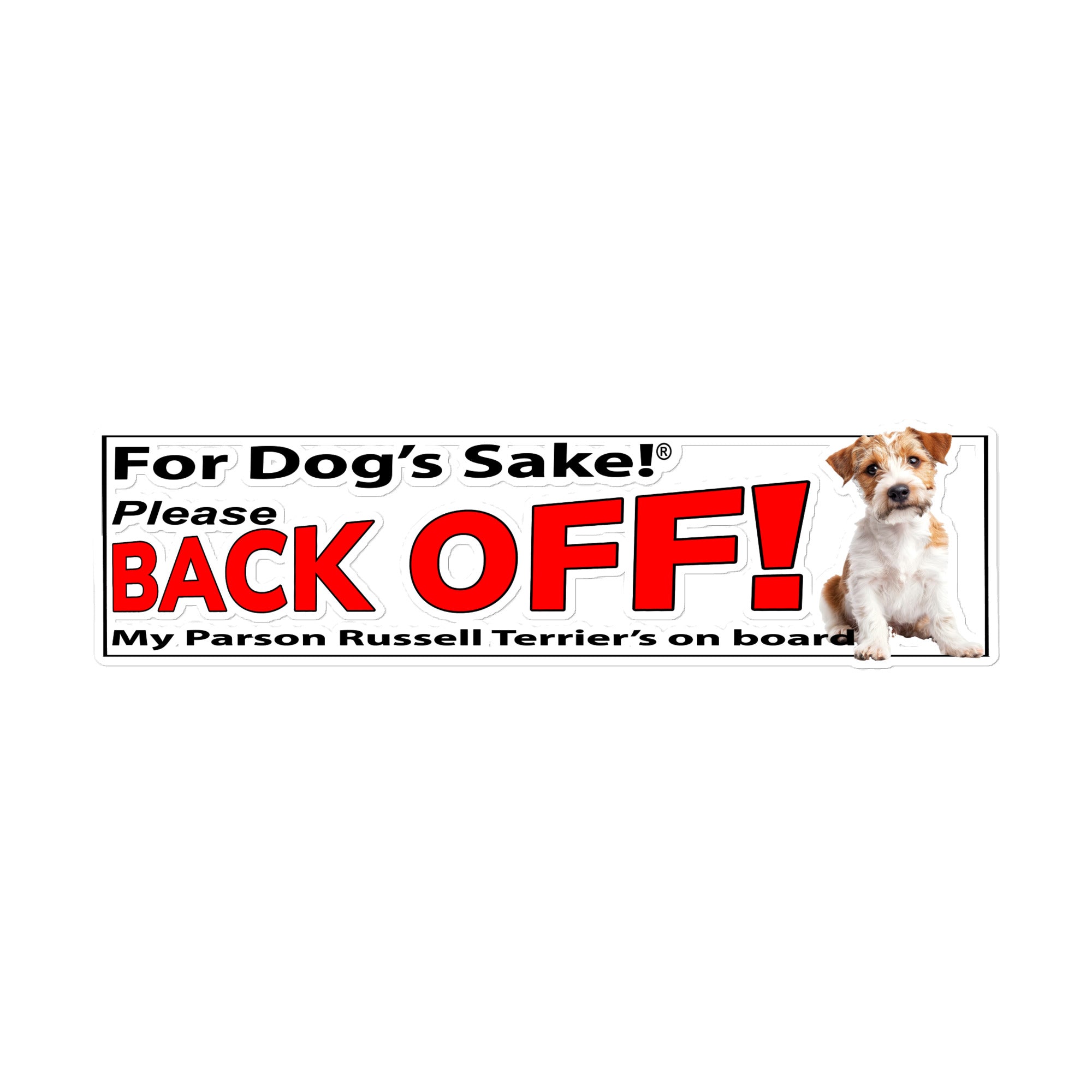 Parson Russell Terrier Bumper Stickers