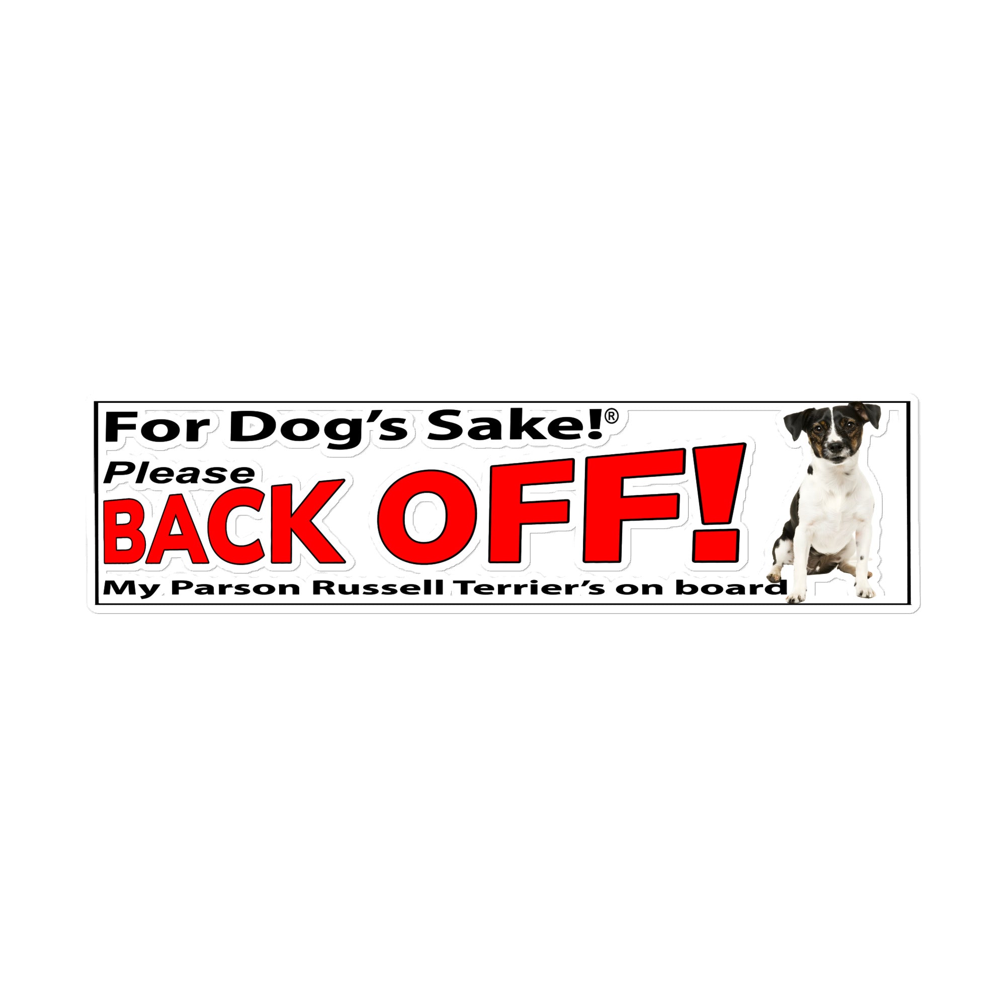 Parson Russell Terrier Bumper Stickers