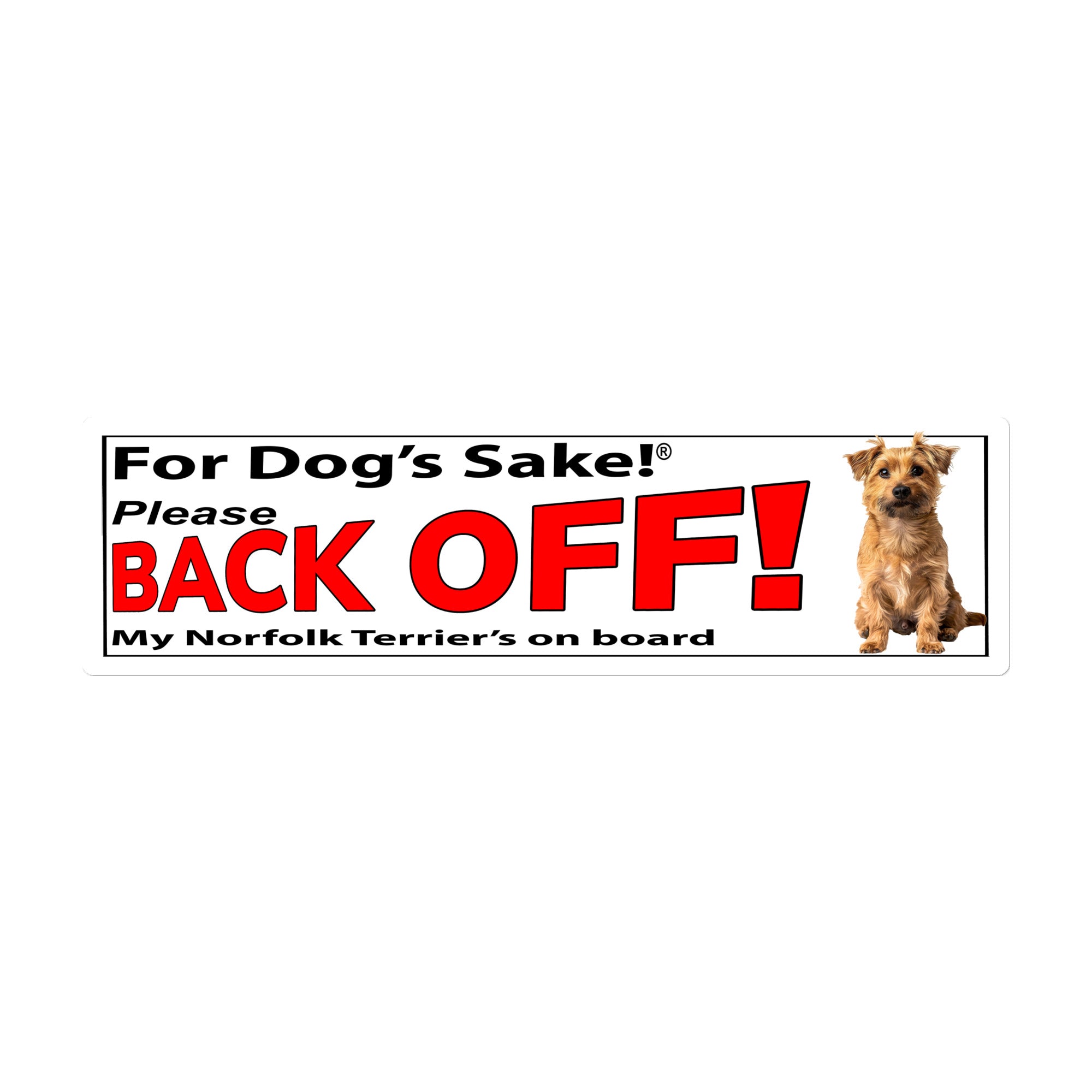 Norfolk Terrier Bumper Stickers