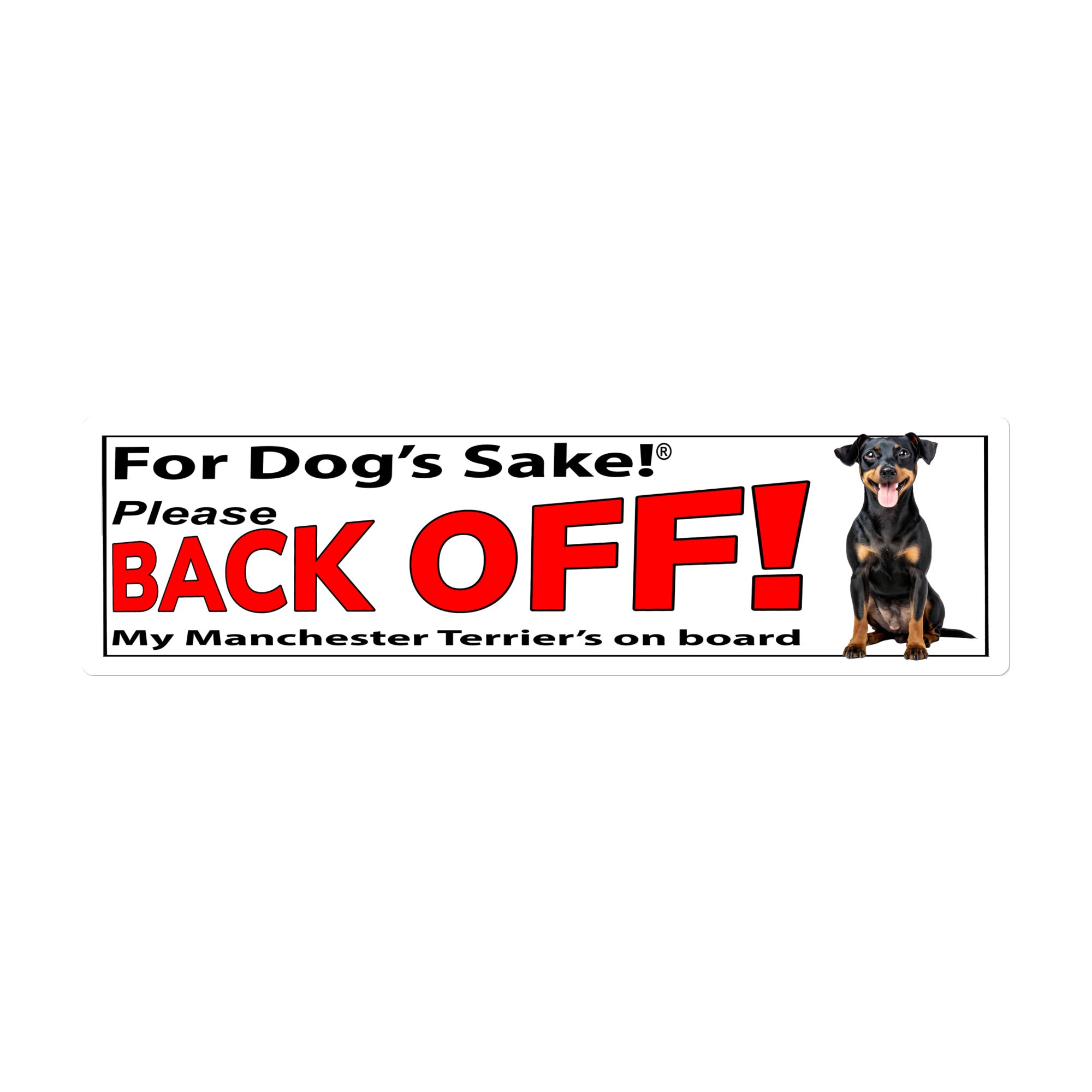 Manchester Terrier Bumper Stickers