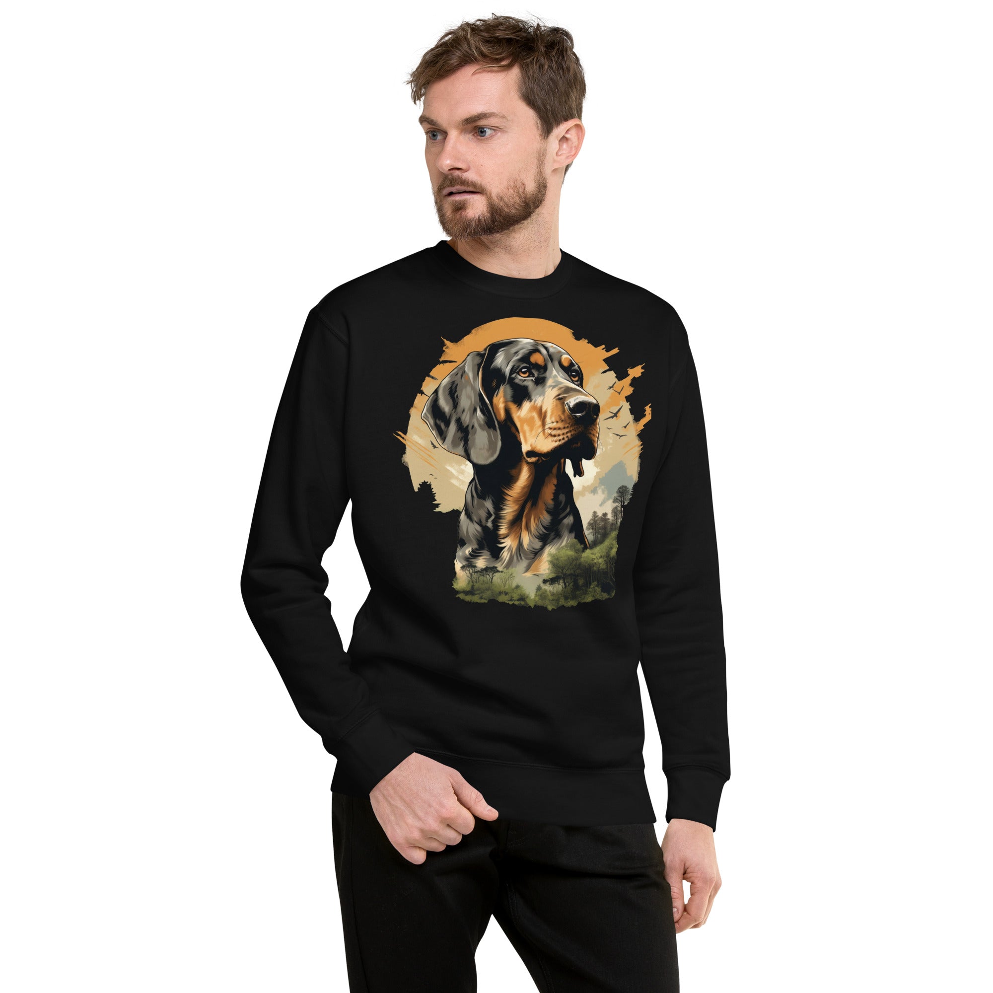 American English Coonhound Unisex Premium Sweatshirt
