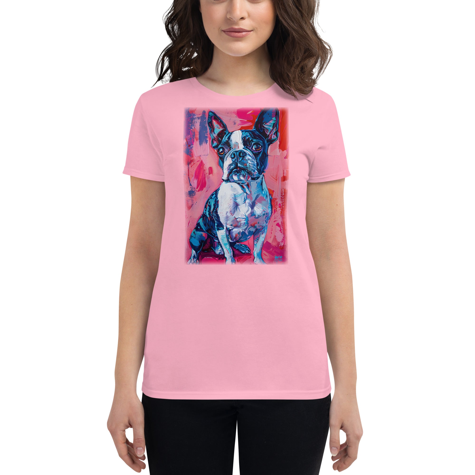 Boston Terrier Women's short sleeve t-shirt