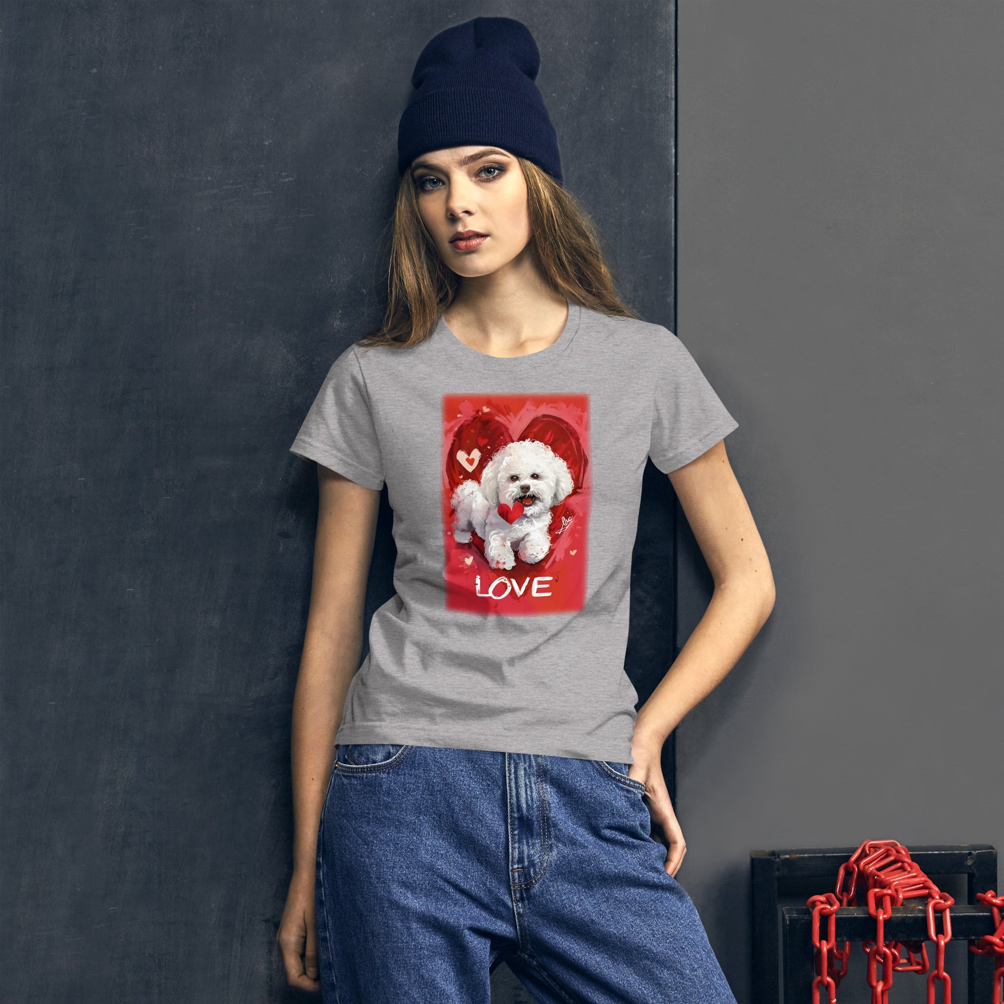 Bichon Frise Women's short sleeve t-shirt