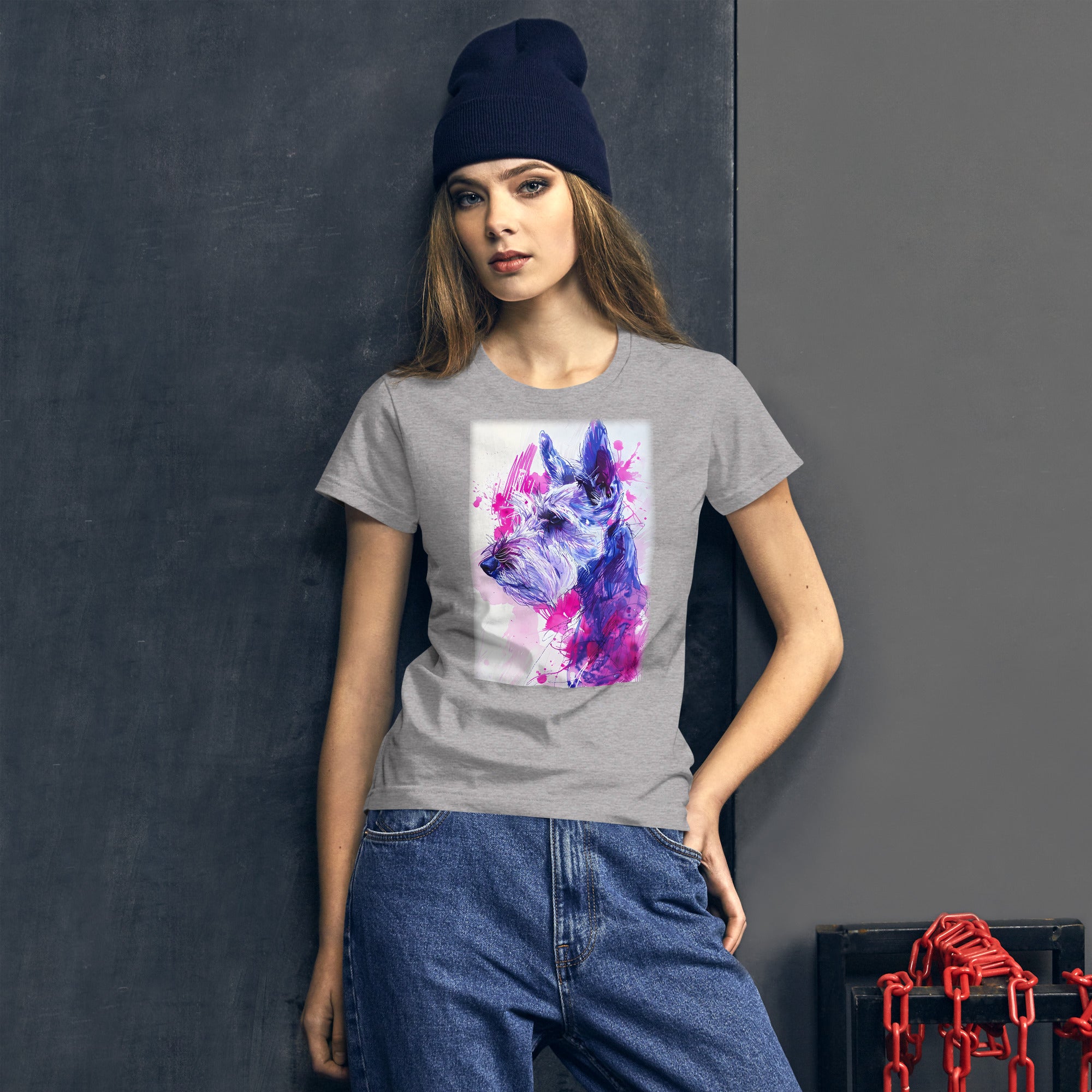 Fox Terrier-Wire Women's short sleeve t-shirt