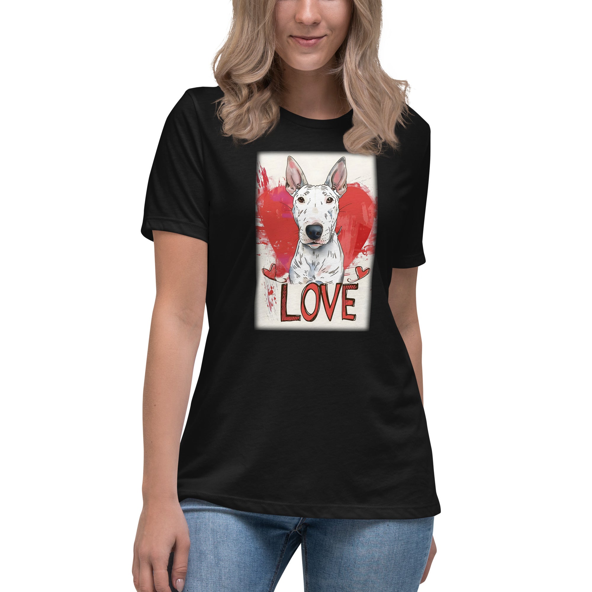 English Bull Terrier Women's Relaxed T-Shirt