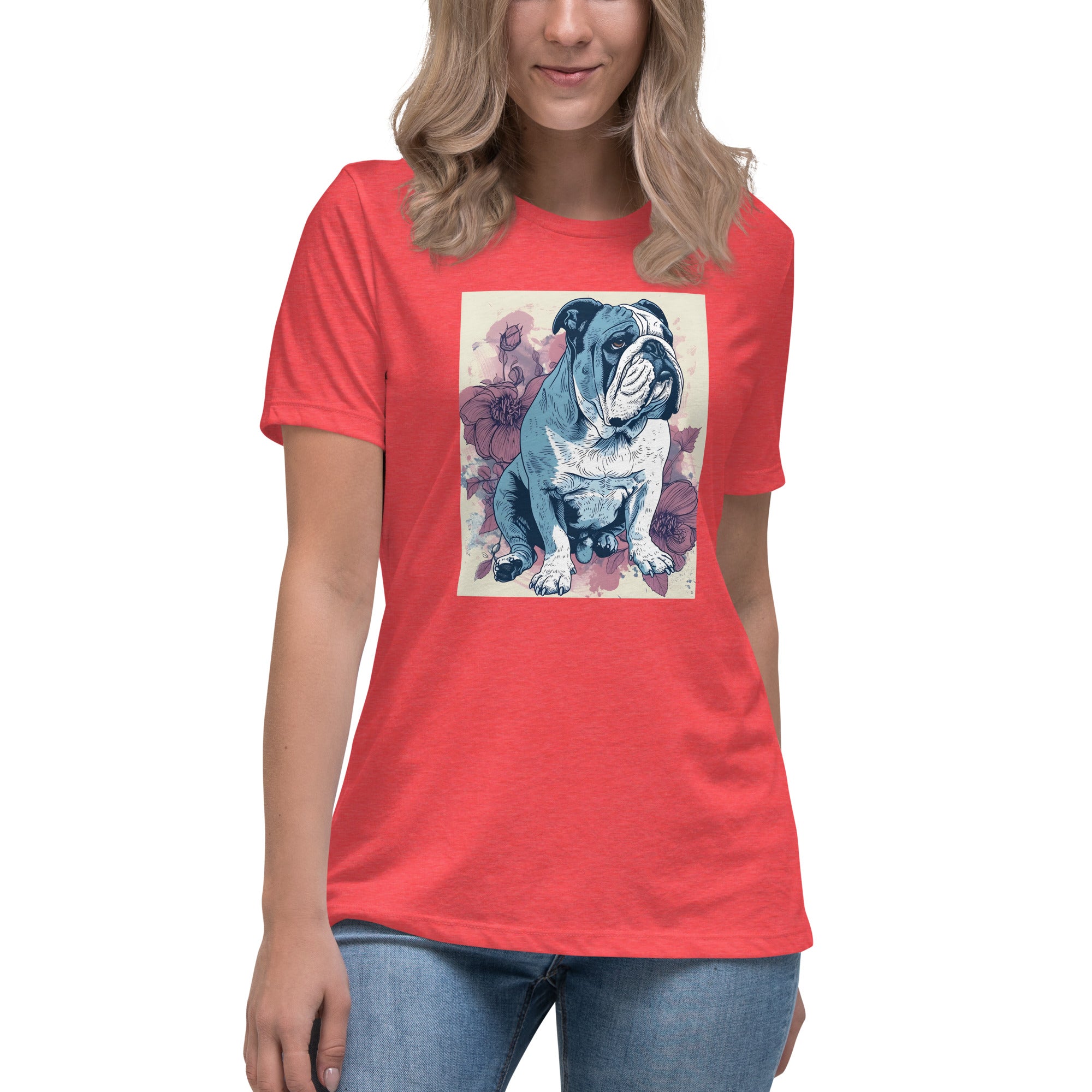 English Bulldog Women's Relaxed T-Shirt
