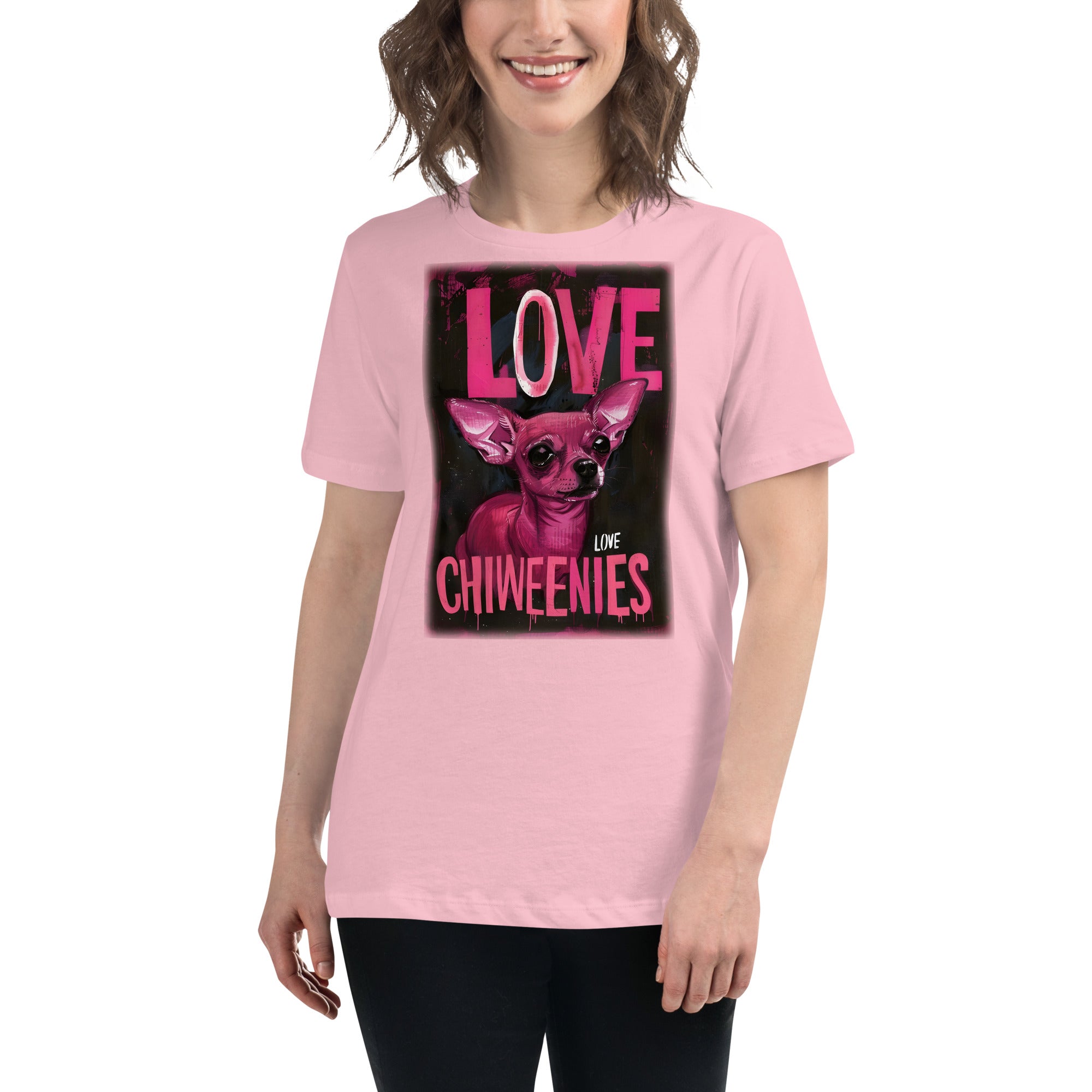 Chiweenie Women's Relaxed T-Shirt
