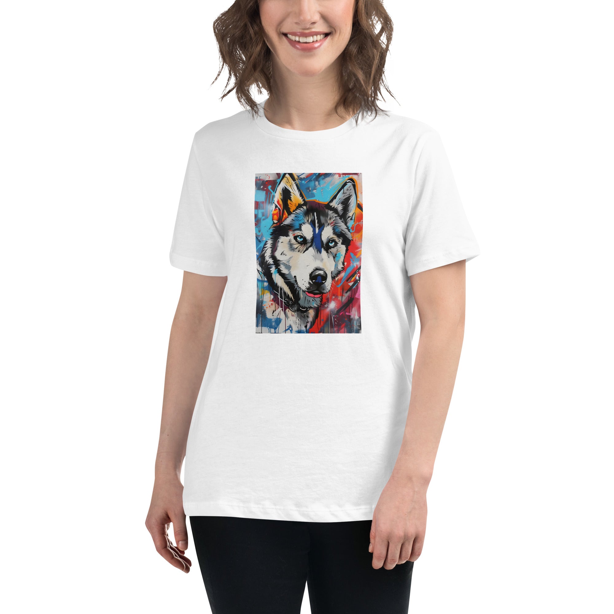 Siberian Husky Women's Relaxed T-Shirt