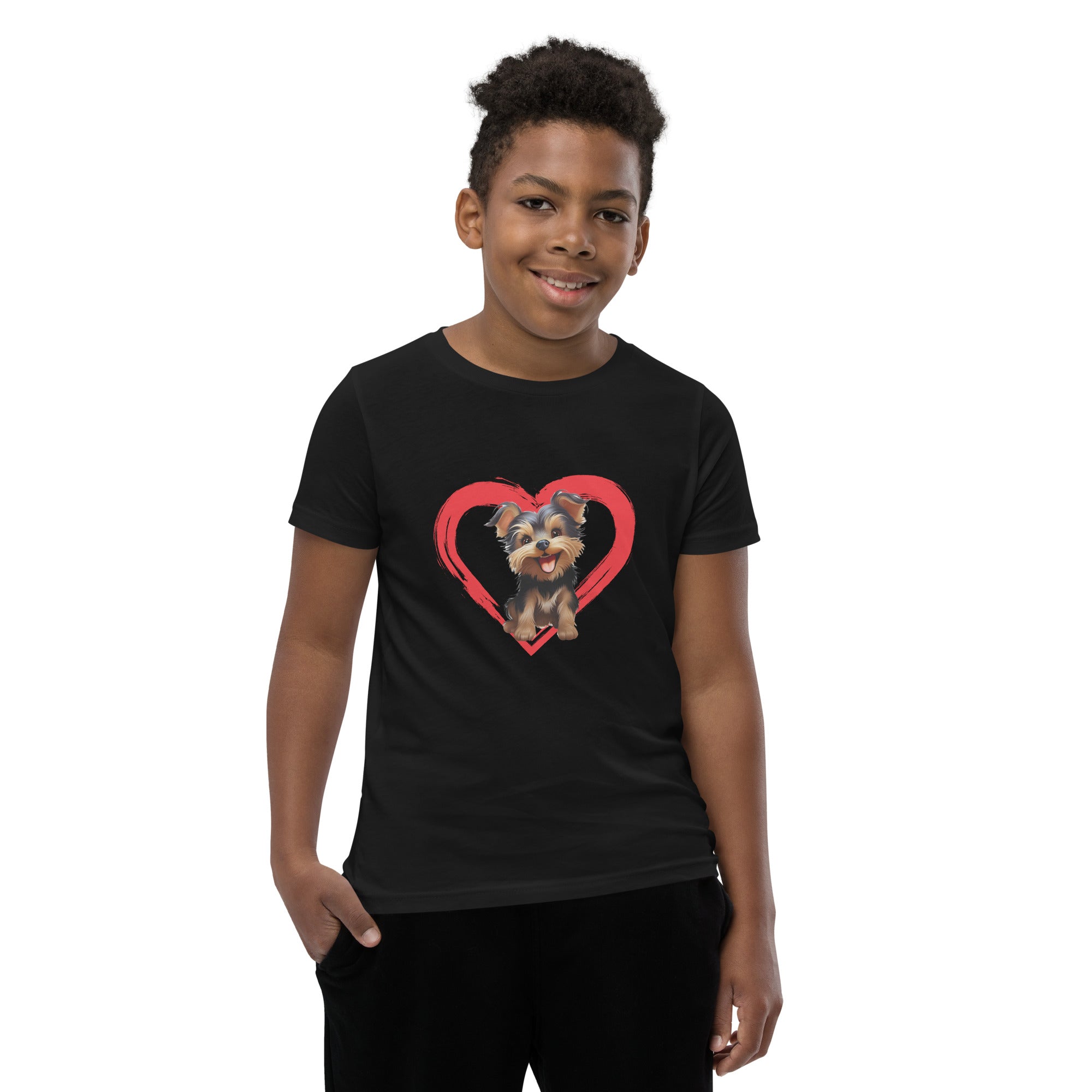 Yorkshire-Terrier Youth Short Sleeve T-Shirt