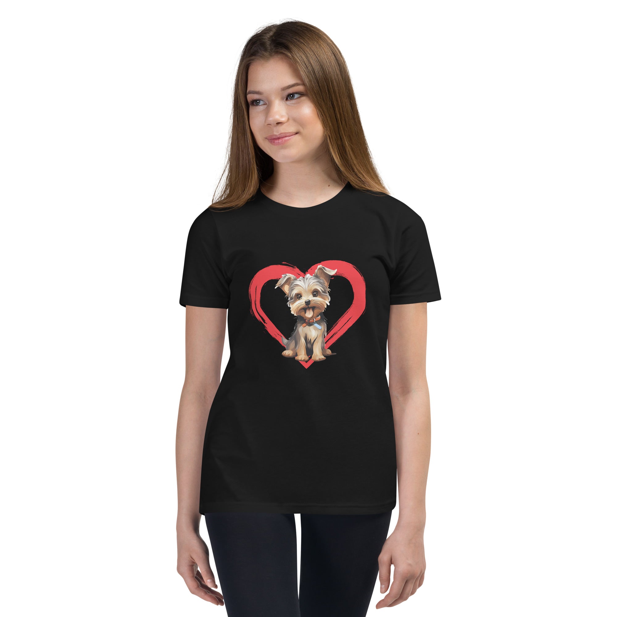 Yorkshire-Terrier Youth Short Sleeve T-Shirt