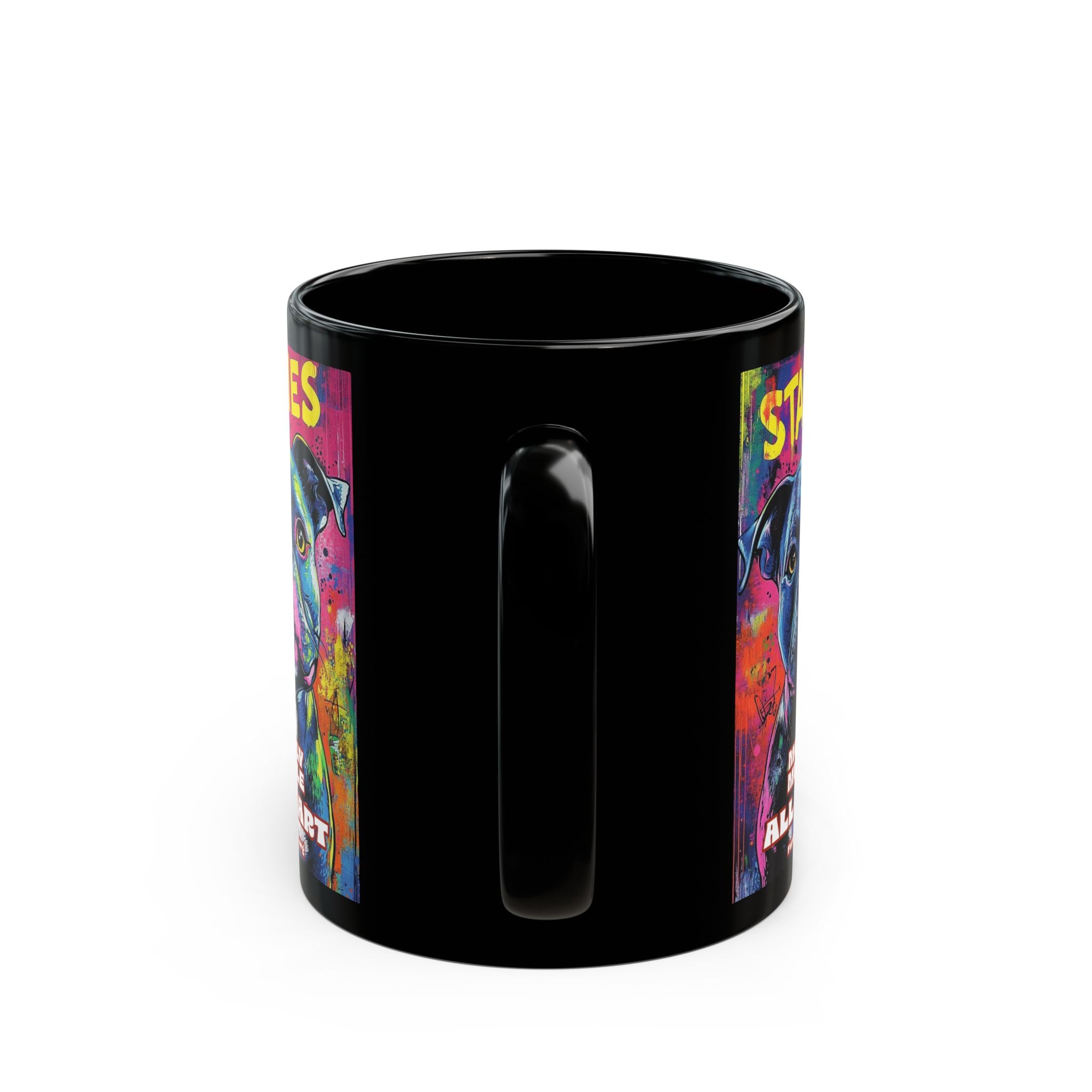 American Staffordshire Black Mug