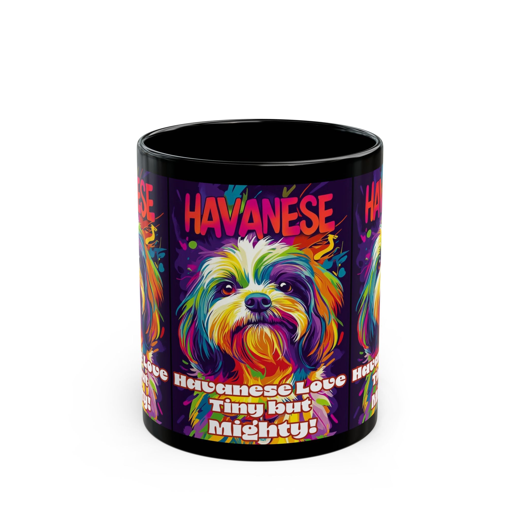 Havanese Black Mug