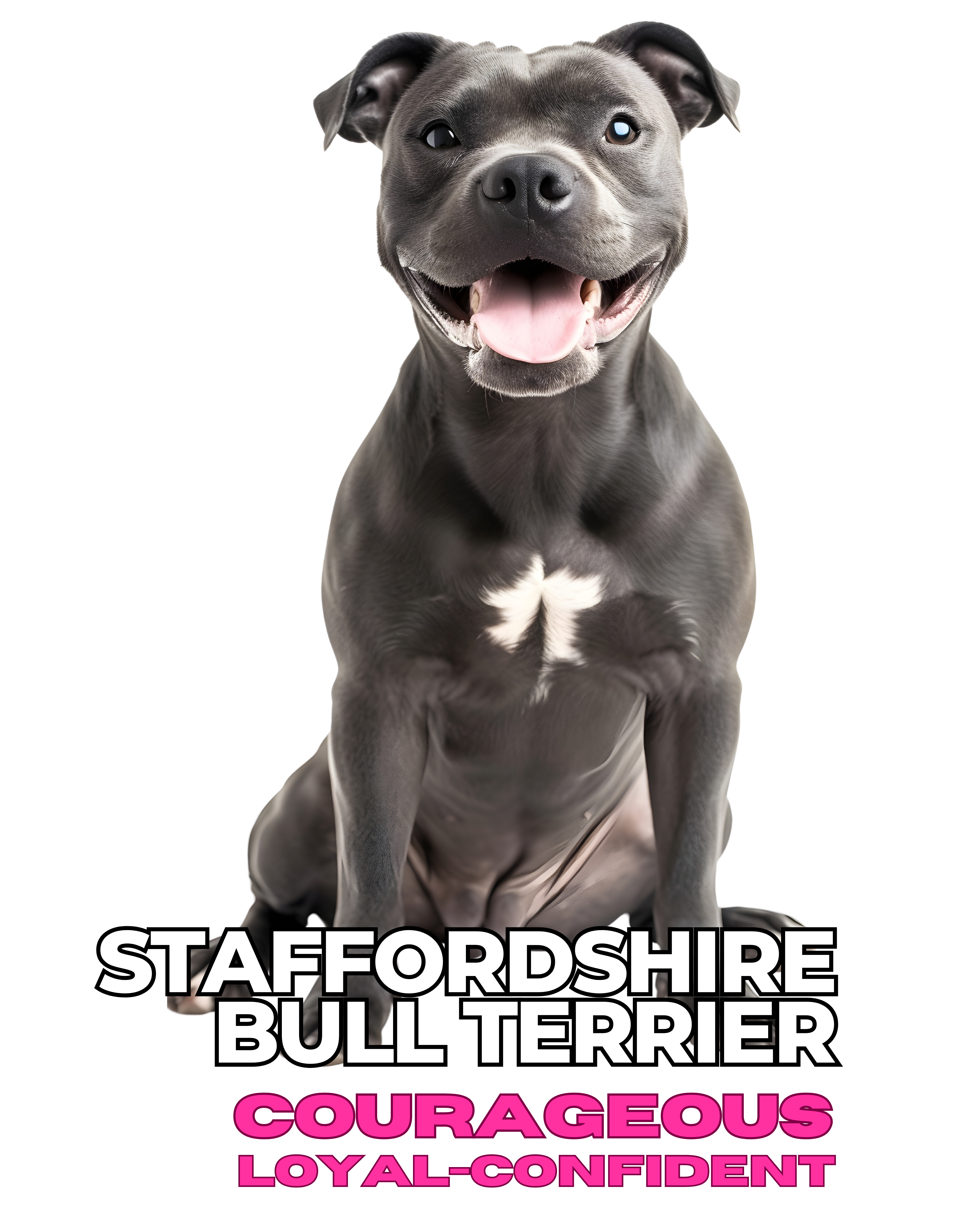 Staffordshire Bull Terrier Unisex Premium Sweatshirt