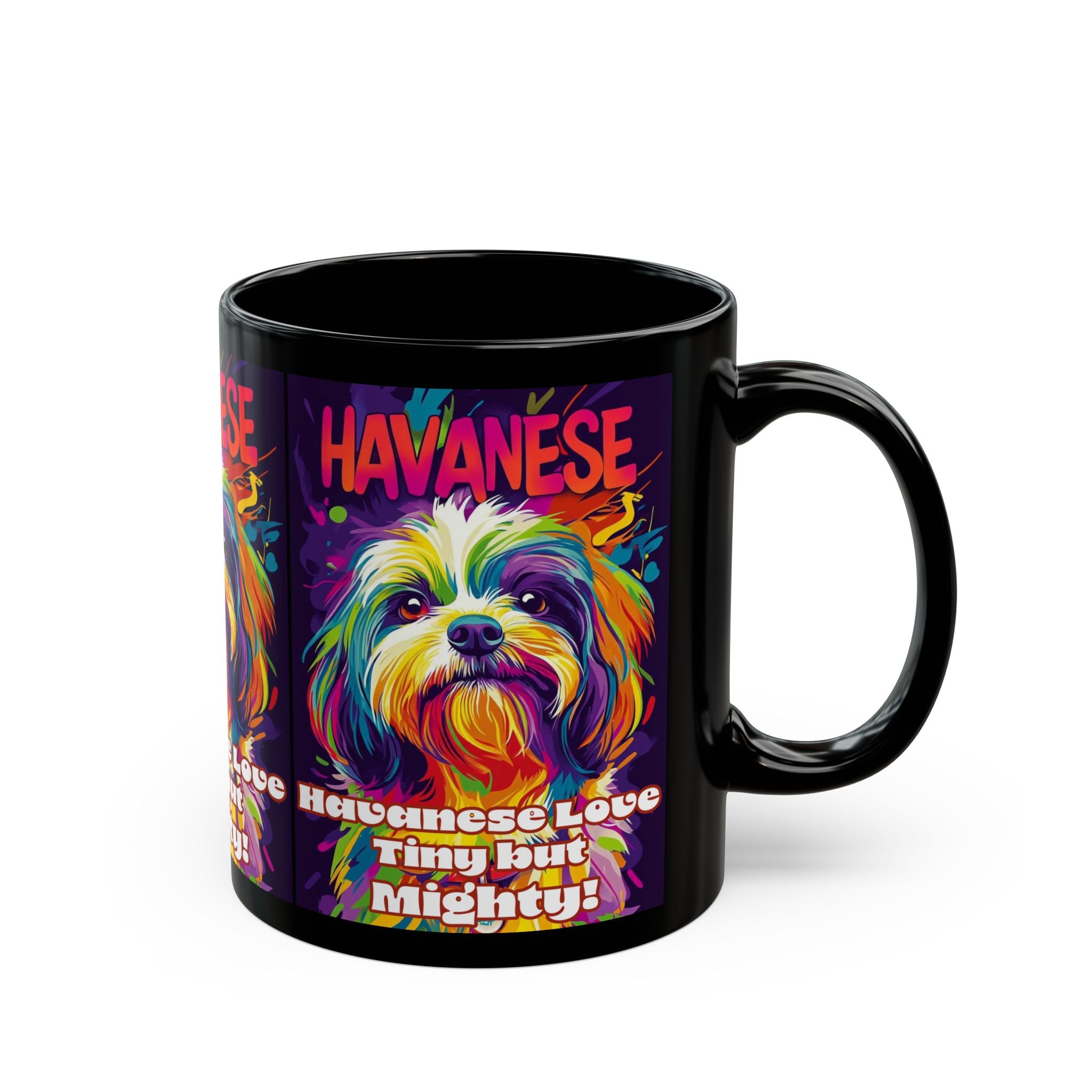 Havanese Black Mug