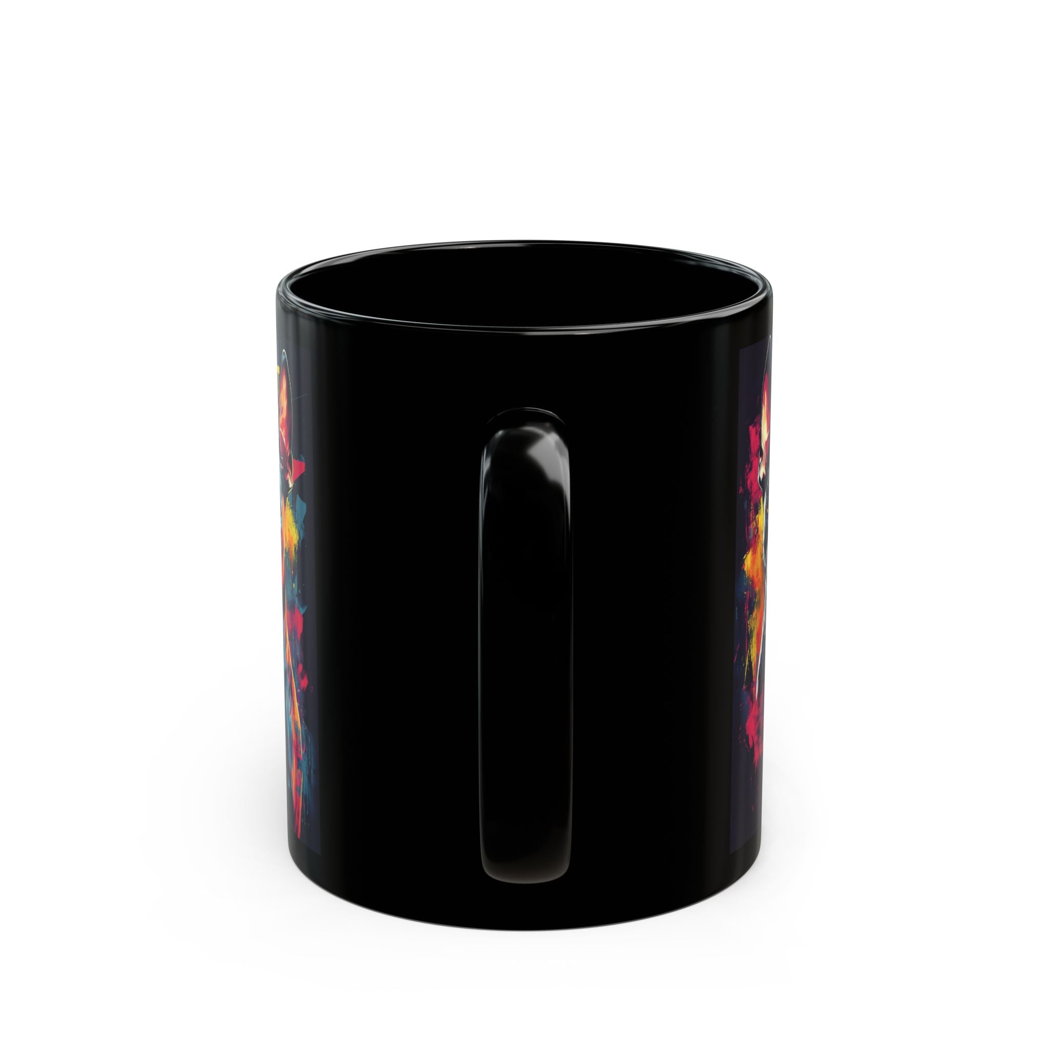 Great Dane Black Mug