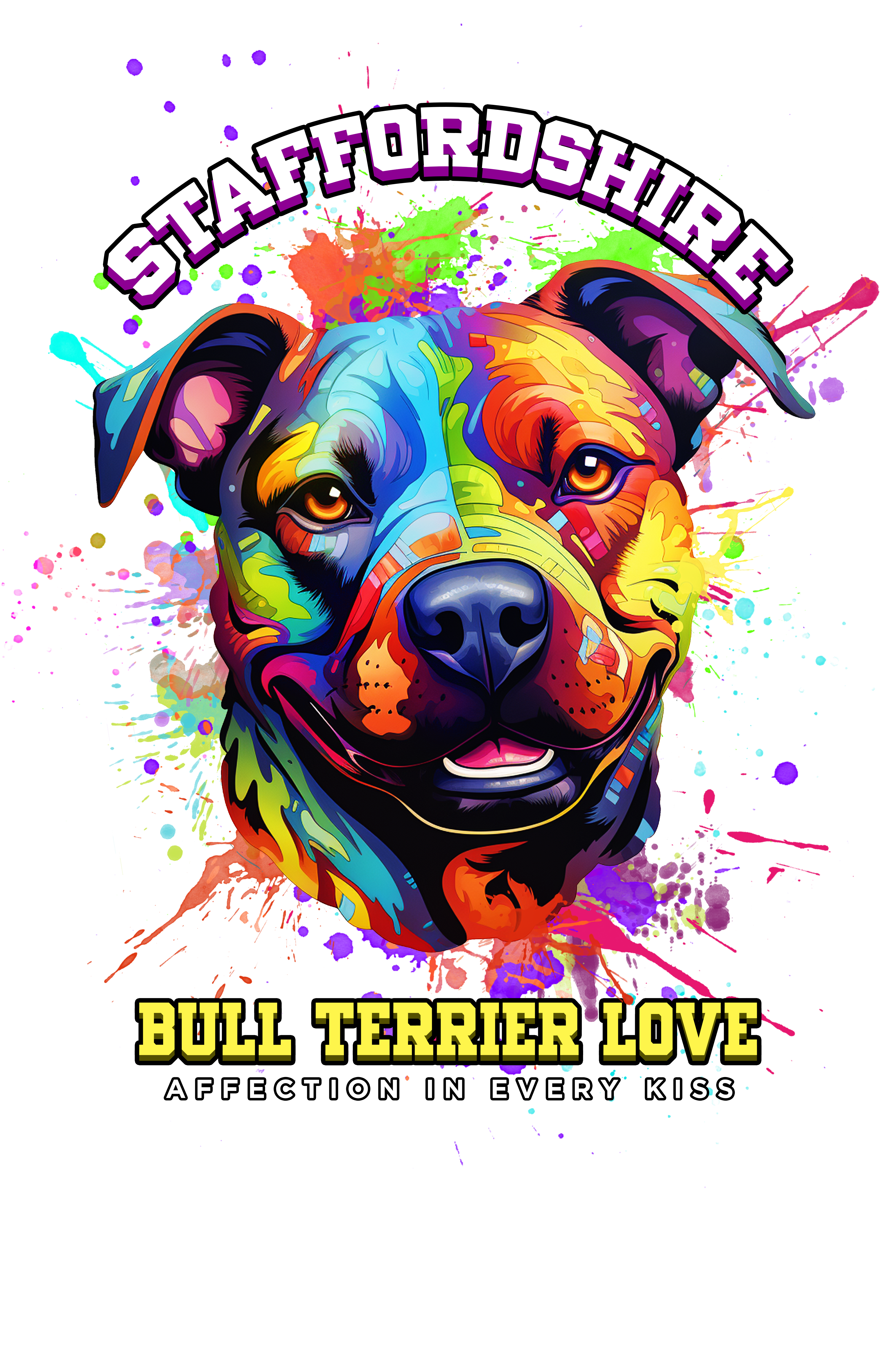 Stafforshire Bull Terrier Unisex Hoodie