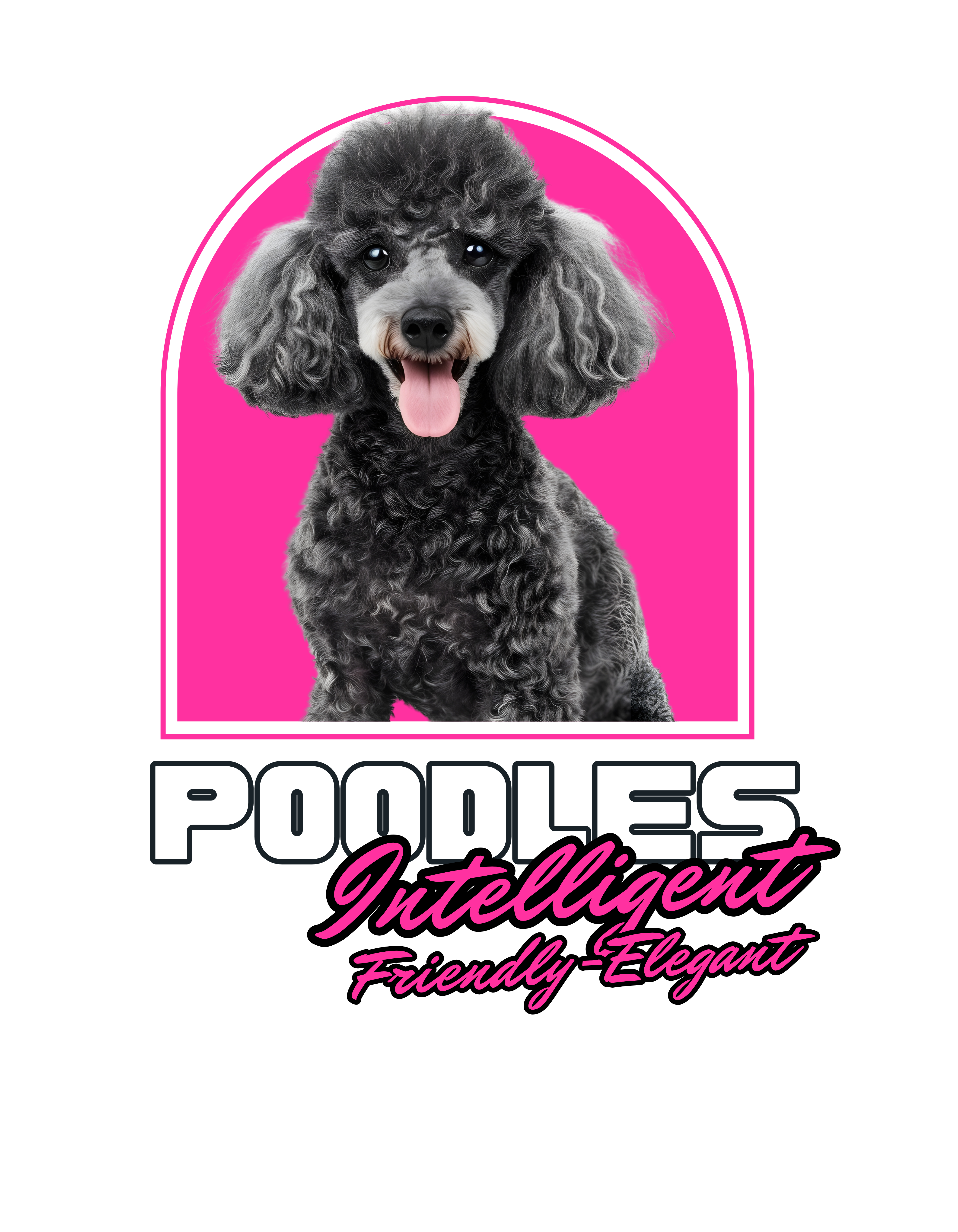 Poodle Unisex Premium Sweatshirt