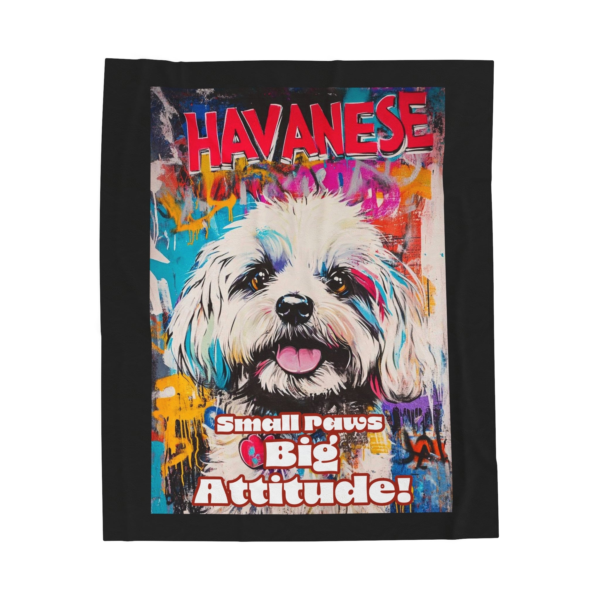 Havanese Velveteen Plush Blanket