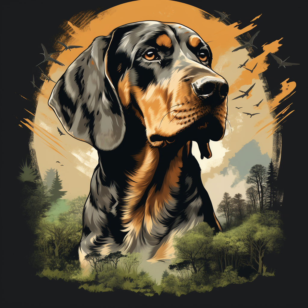 American English Coonhound Men's classic tee