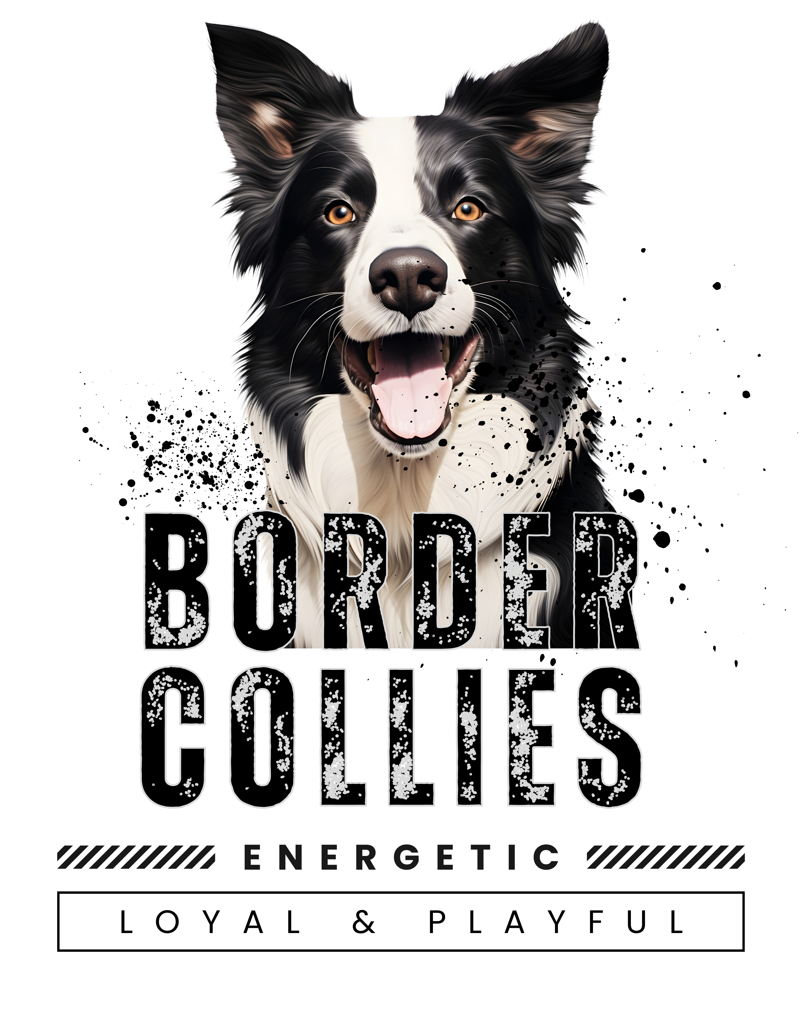 Border Collie Unisex heavy blend zip hoodie