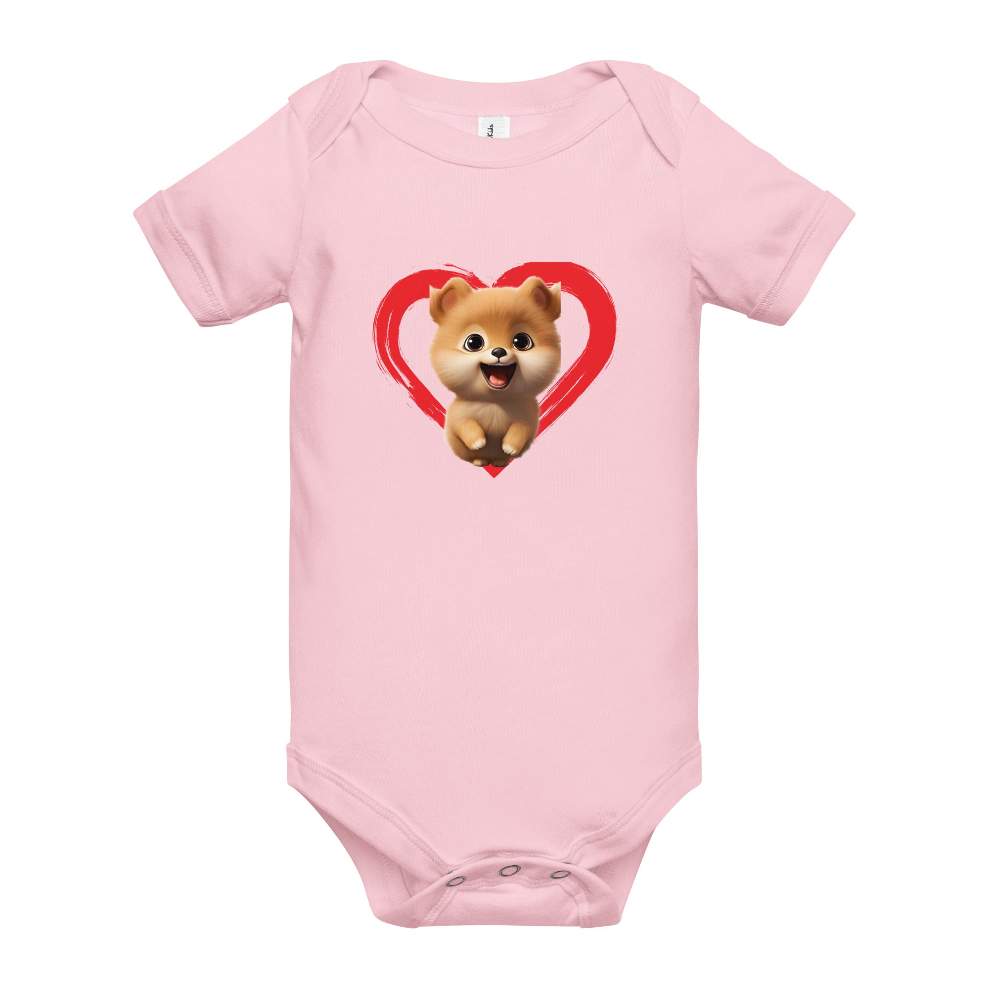 Pug Baby short sleeve one piece