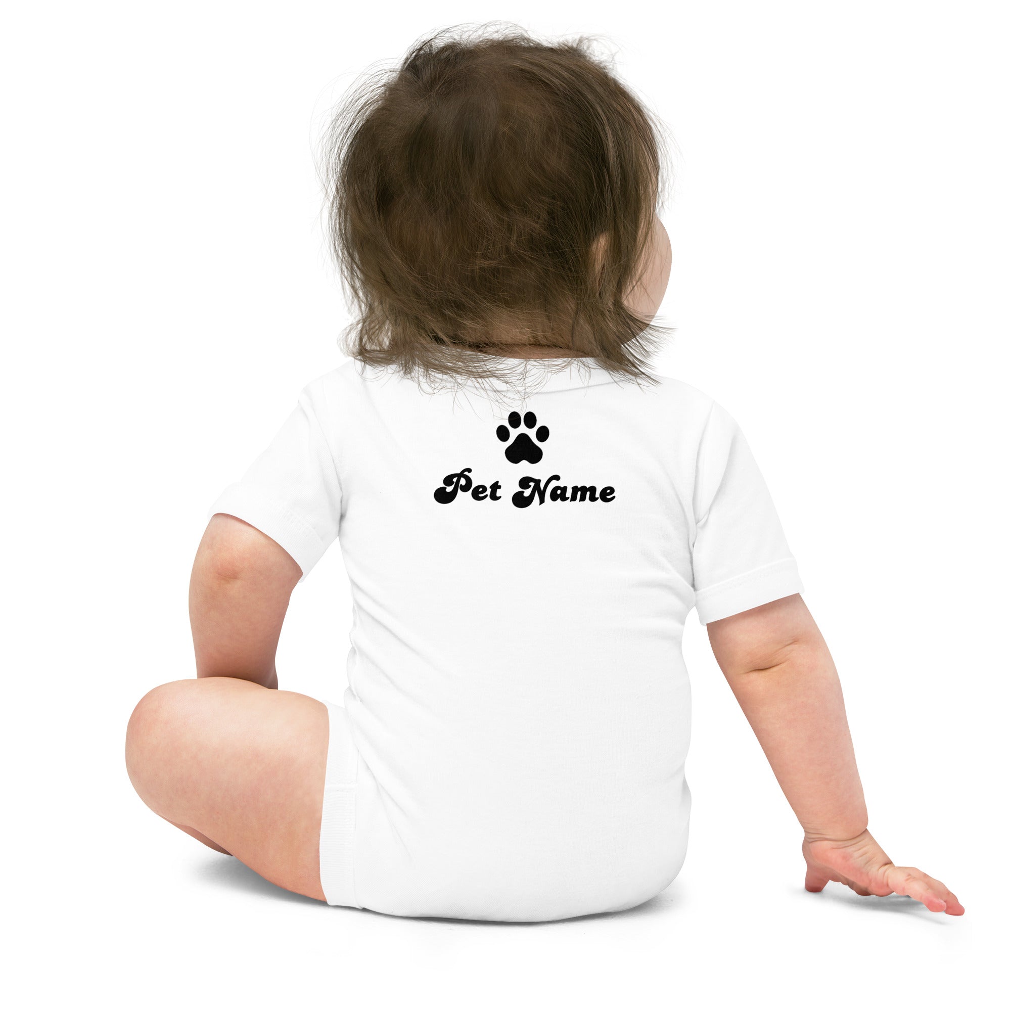 Australian-Shepherd Baby short sleeve one piece