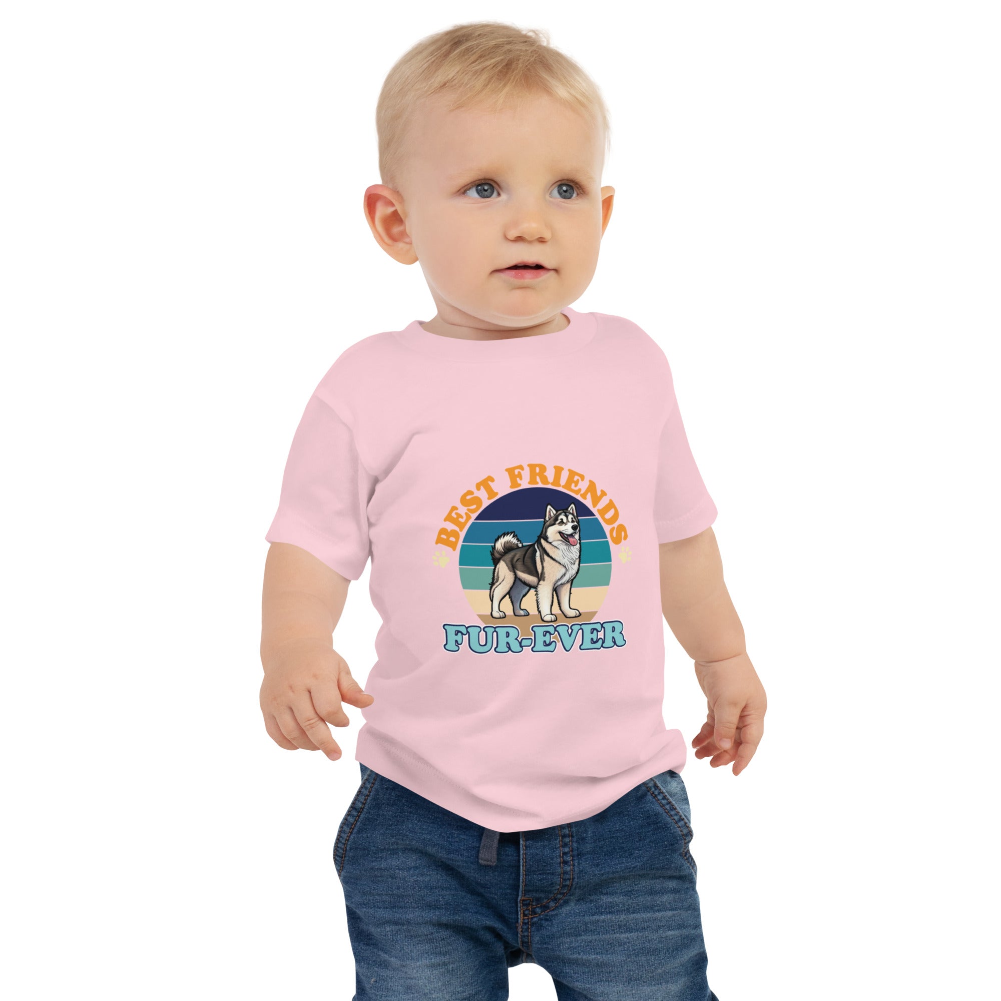 Alaskan Malamute Baby Jersey Short Sleeve Tee