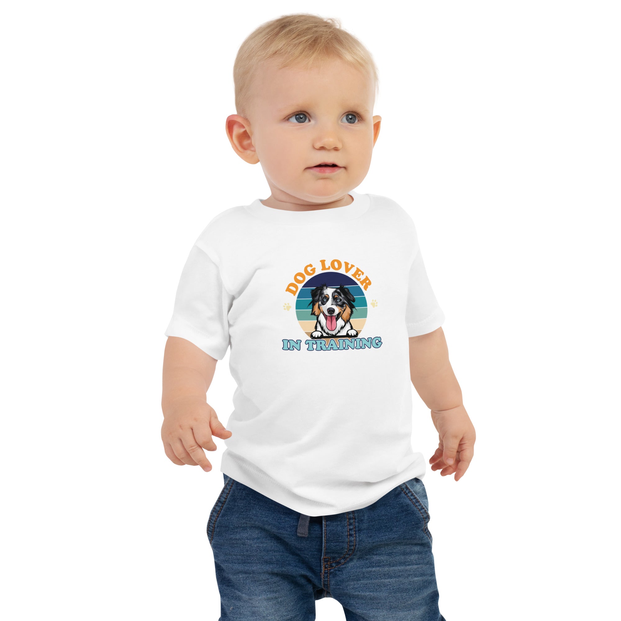 Australian Shepherd  Baby Jersey Short Sleeve Tee