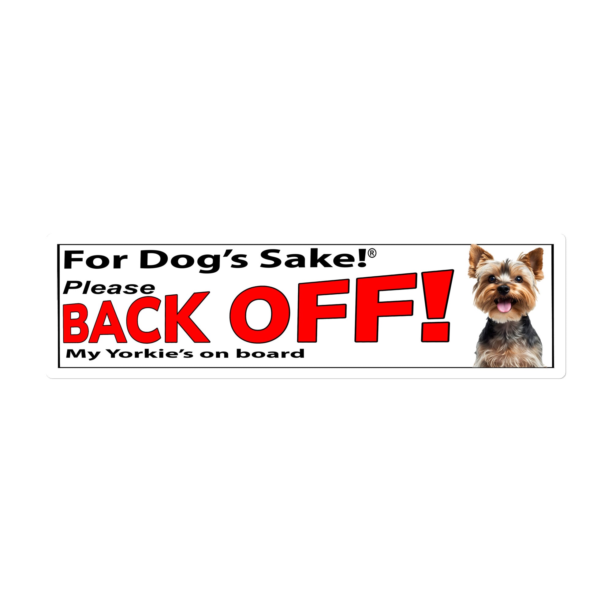 Yorkshire Terrier Bumper Stickers