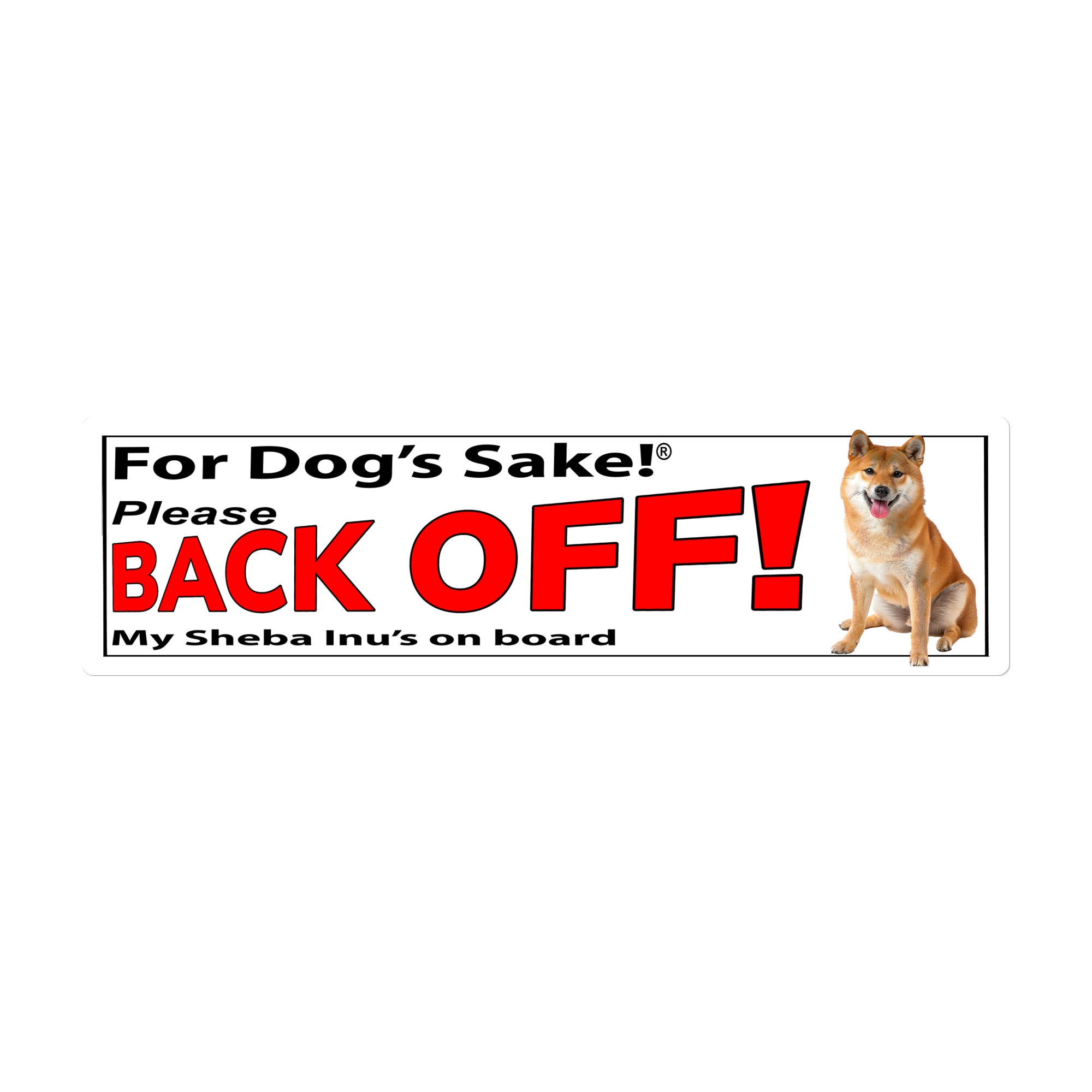 Shiba Inu Bumper Stickers