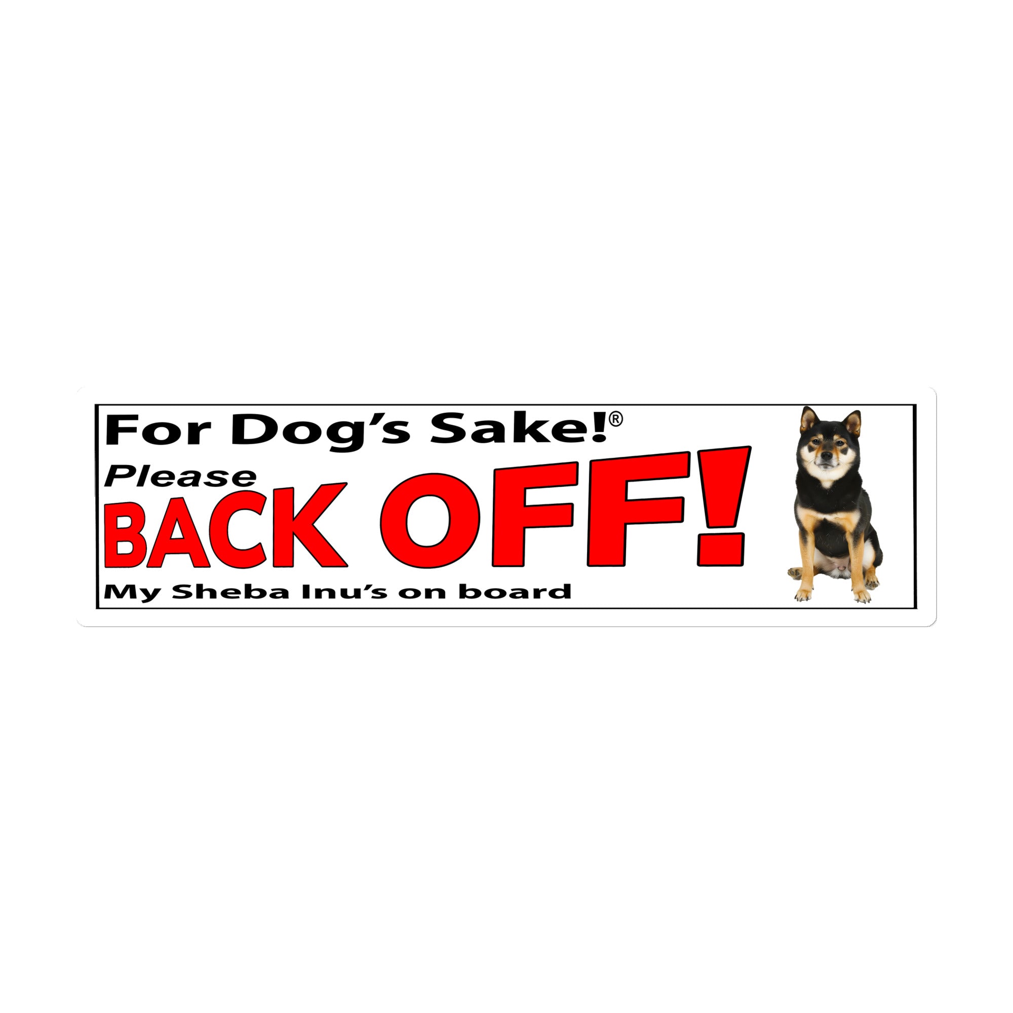 Shiba Inu Bumper Stickers