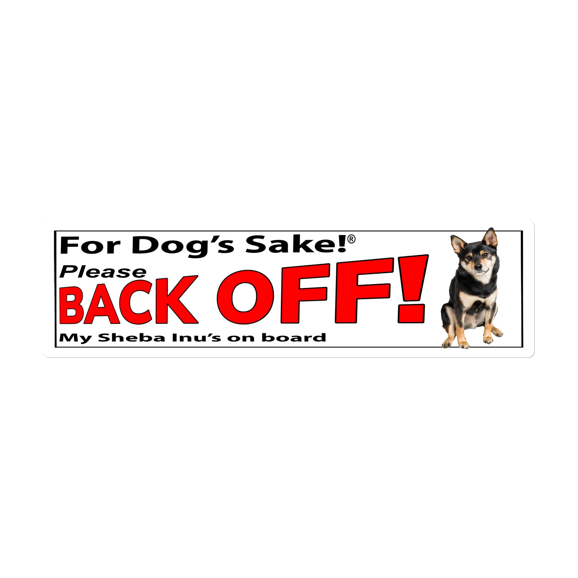 Shiba Inu Bumper Stickers