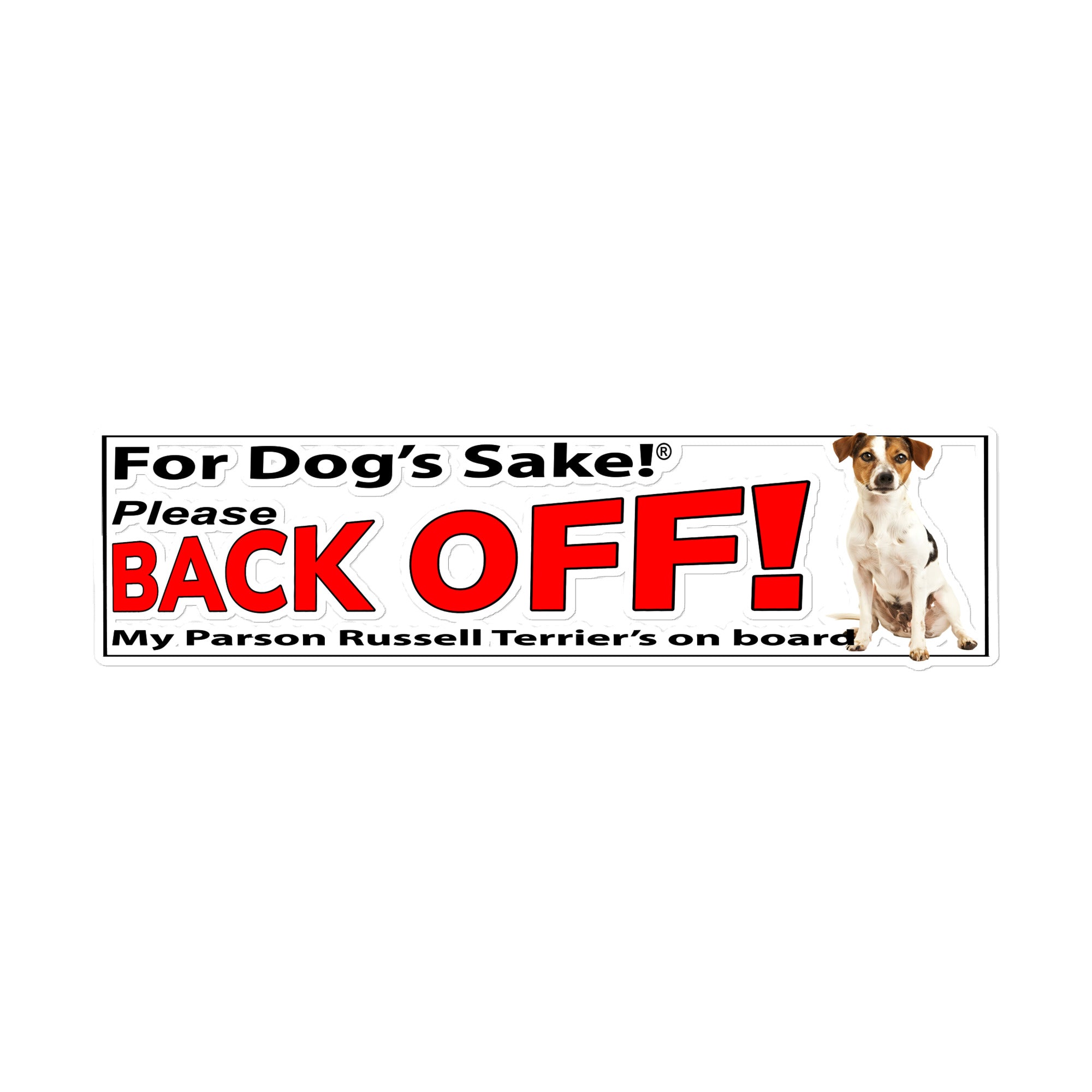 Parson Russell Terrier Bumper Stickers