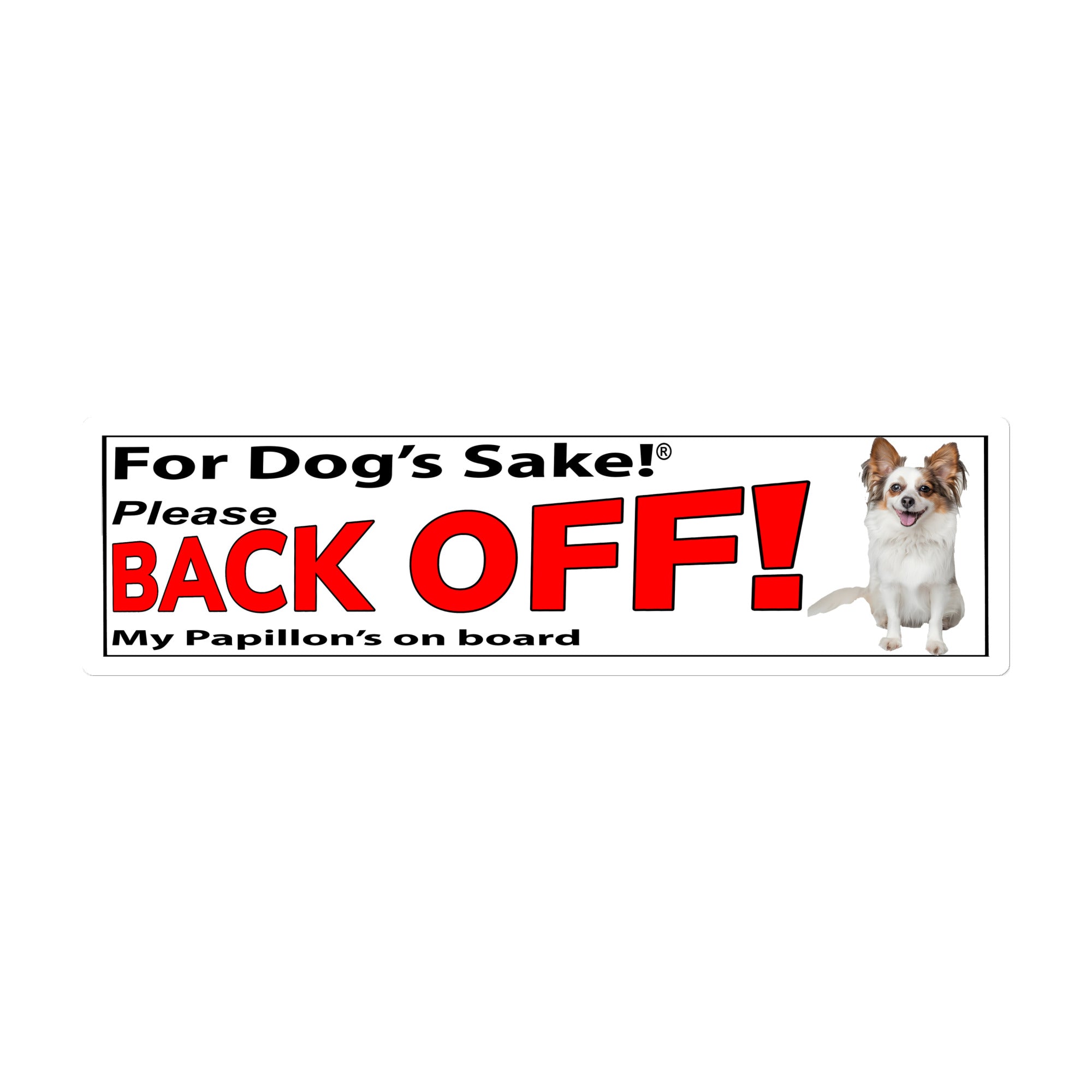 Papillon Bumper Stickers