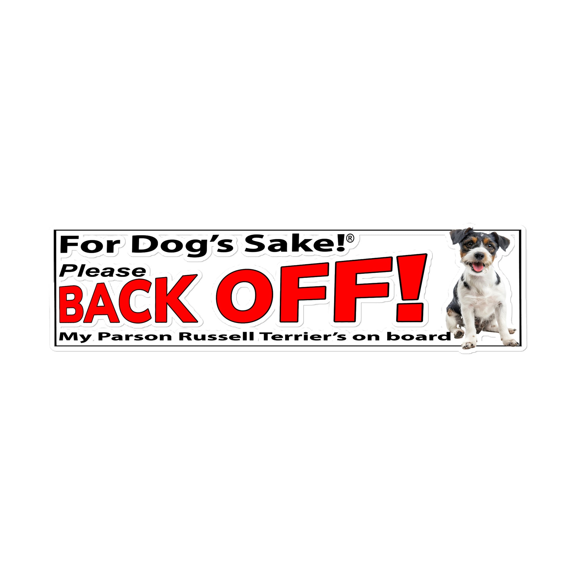 Parson Russell Terrier Bumper Stickers