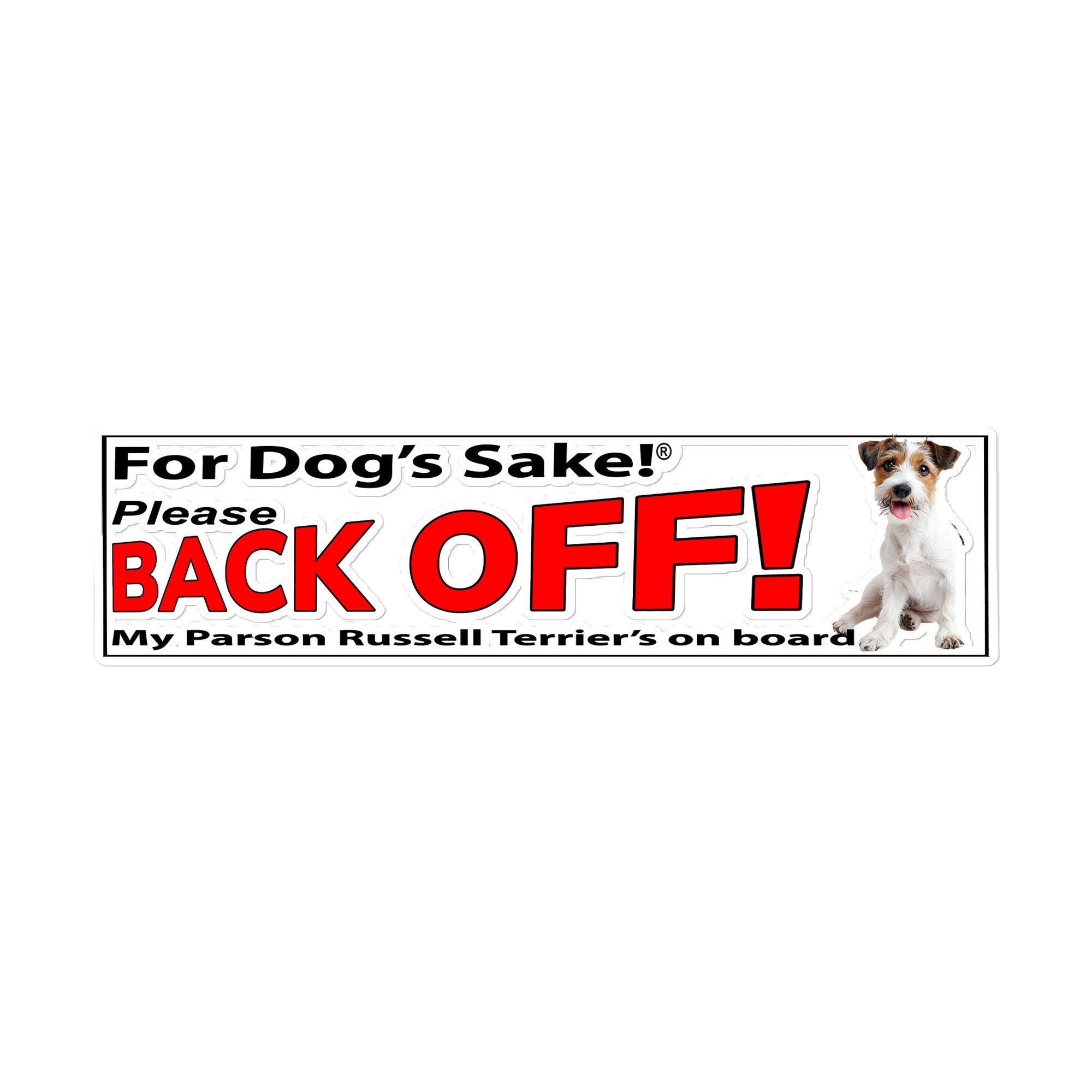 Parson Russell Terrier Bumper Stickers