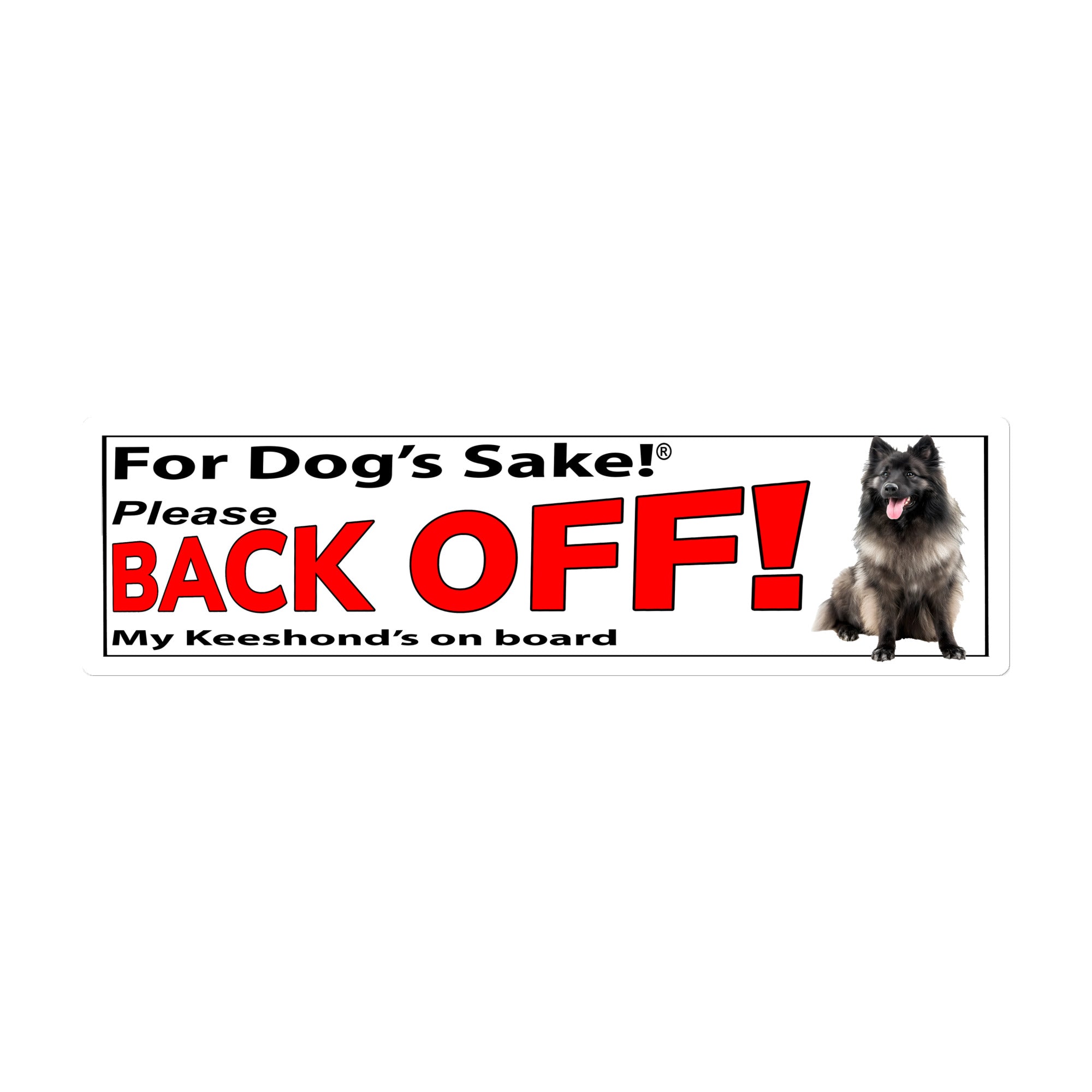 Keeshond Bumper Stickers