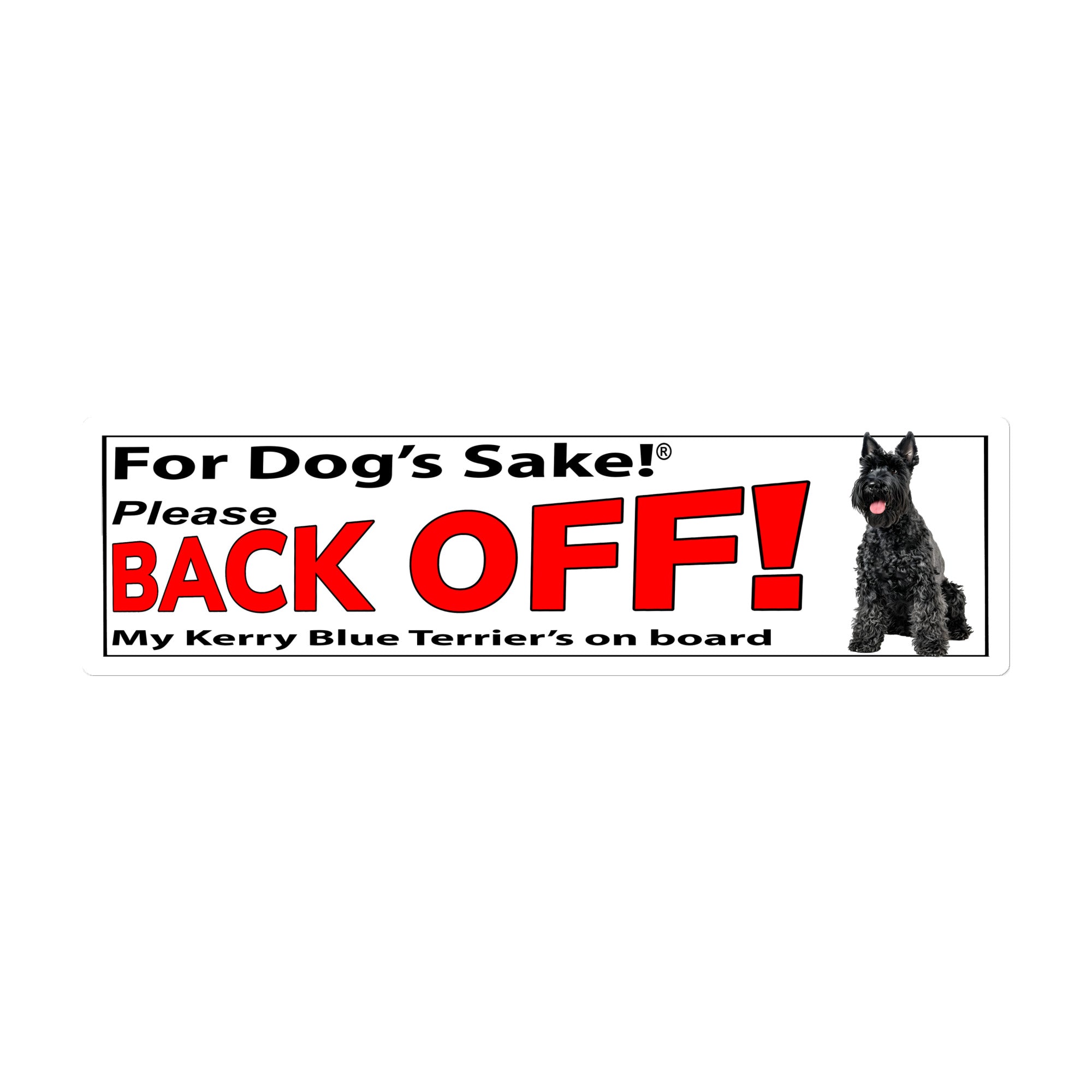 Kerry Blue Terrier Bumper Stickers