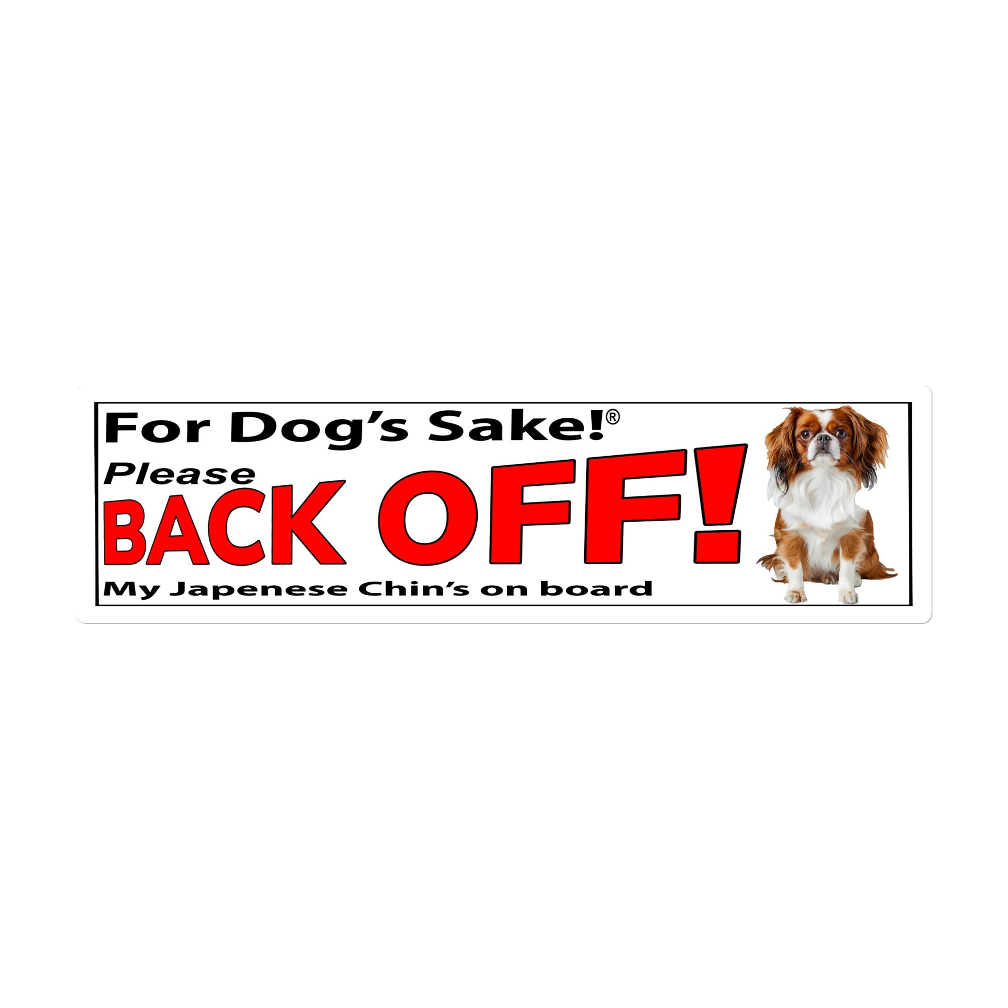 Japanese Chin Bumper Stickers