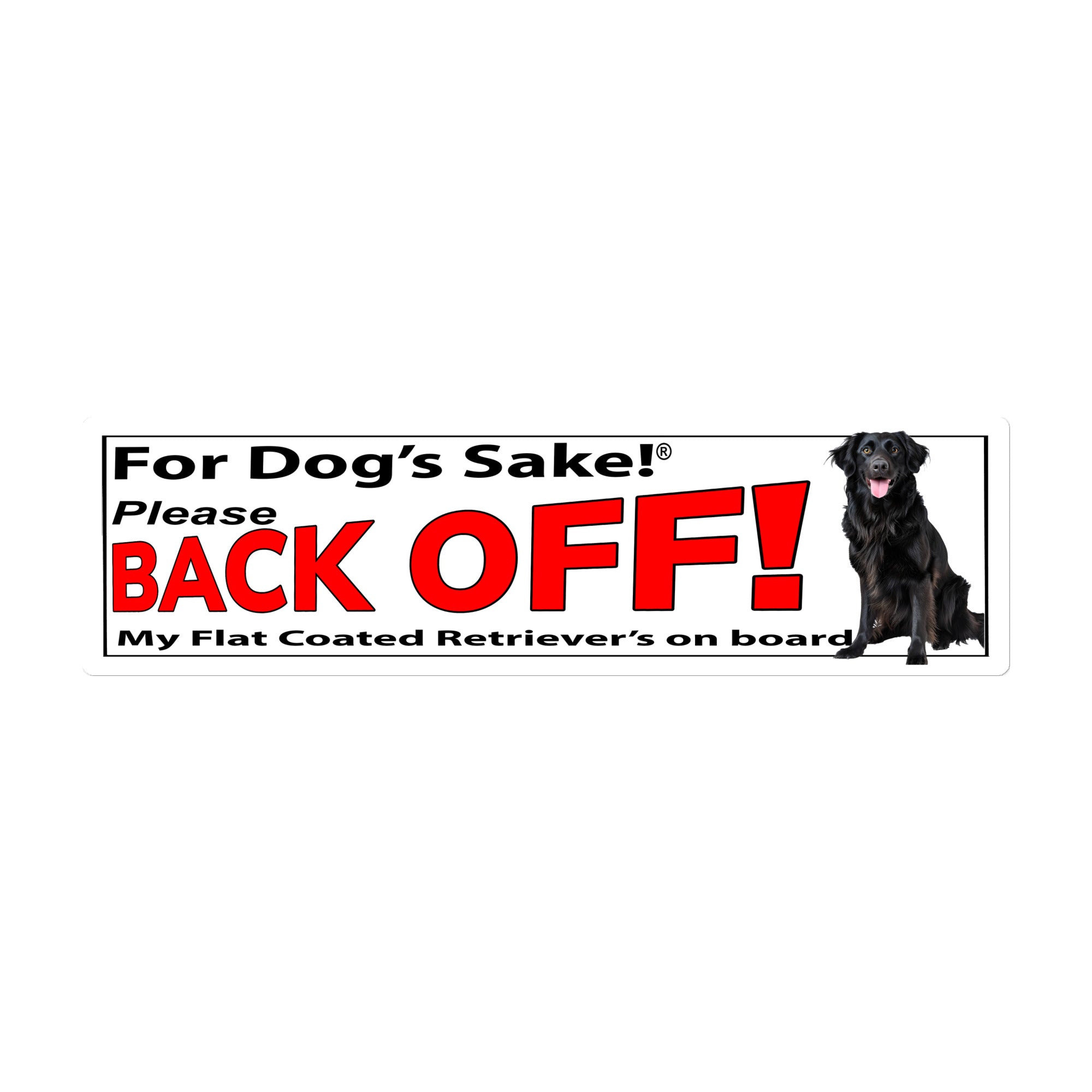 Flat-Coated Retriever Bumper Stickers