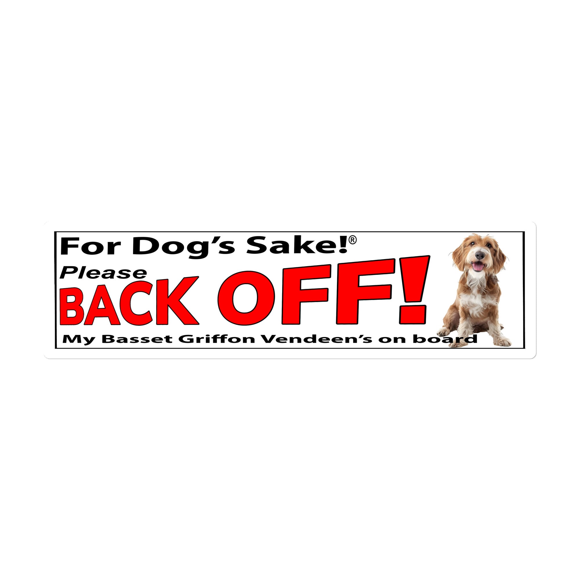 Grand Basset Griffon Vendeen Bumper Stickers