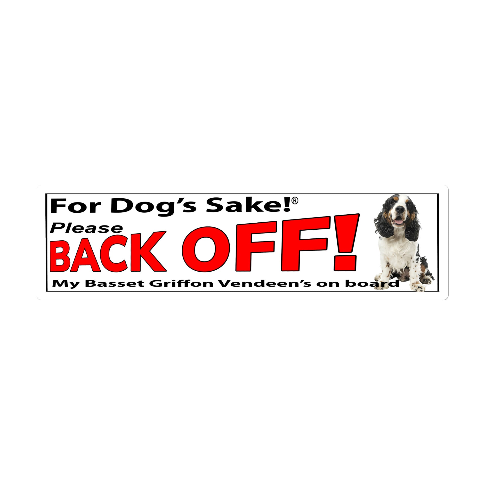 Grand Basset Griffon Vendeen Bumper Stickers