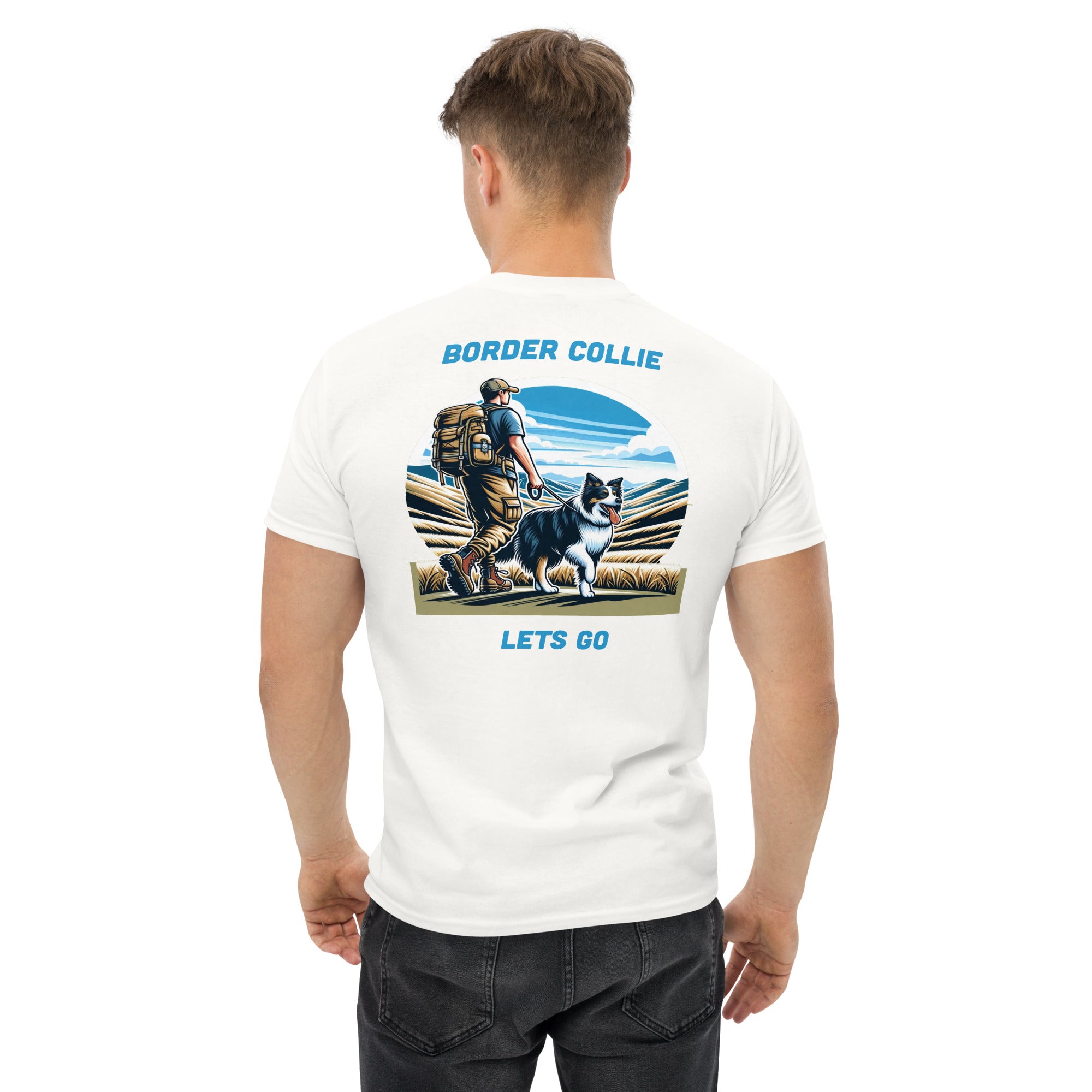 Border Collie Men's classic tee