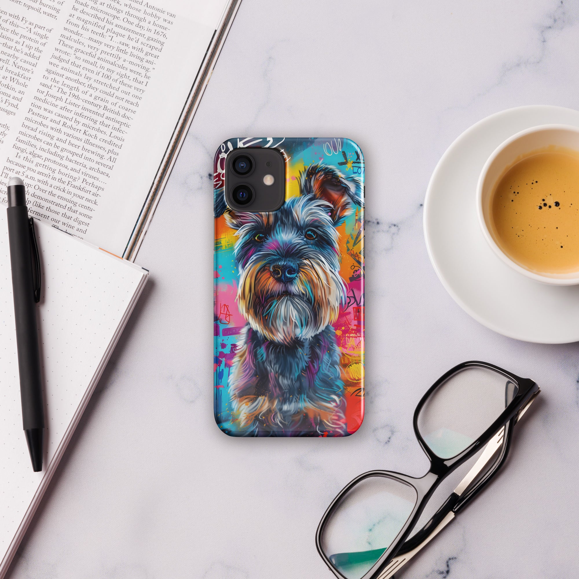 Schnauzer Snap case for iPhone®