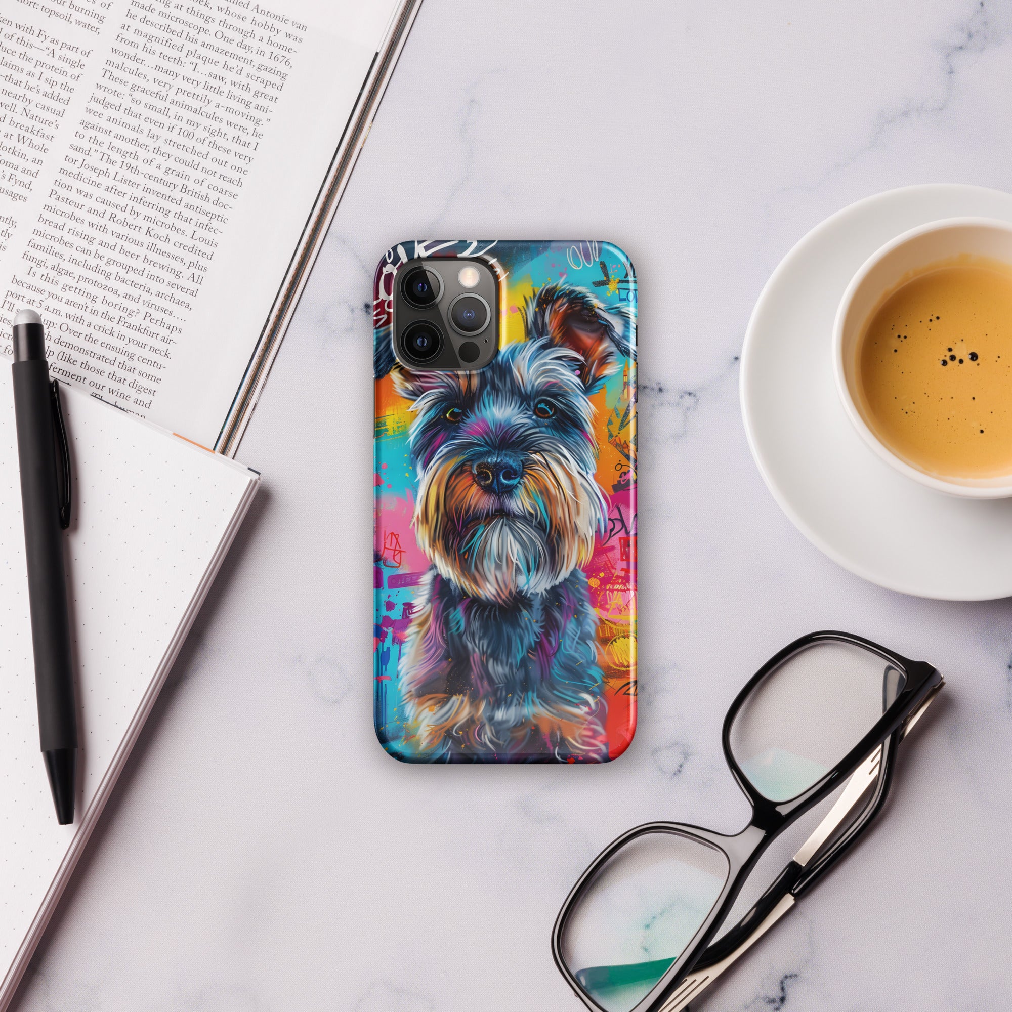 Schnauzer Snap case for iPhone®