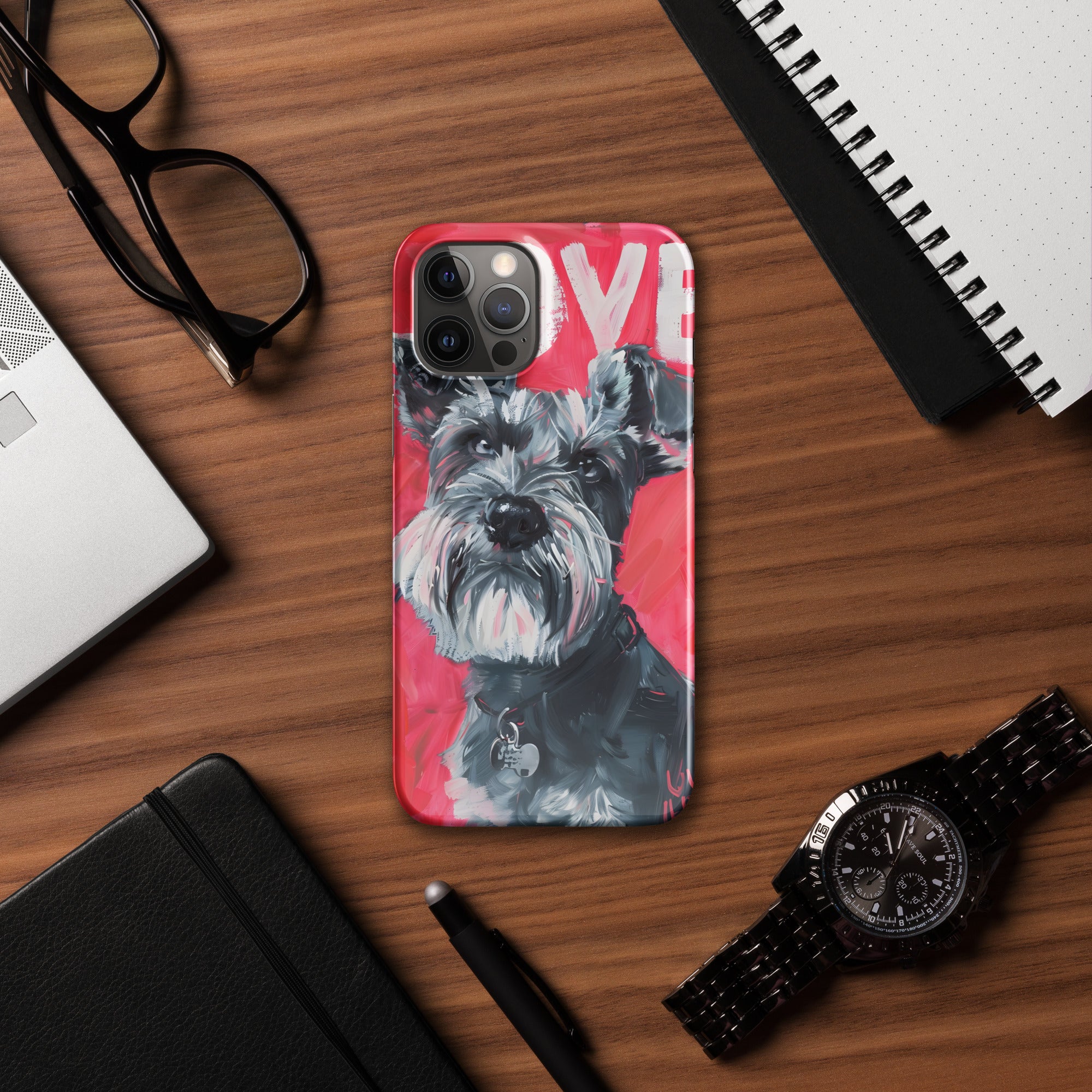 Schnauzer Snap case for iPhone®