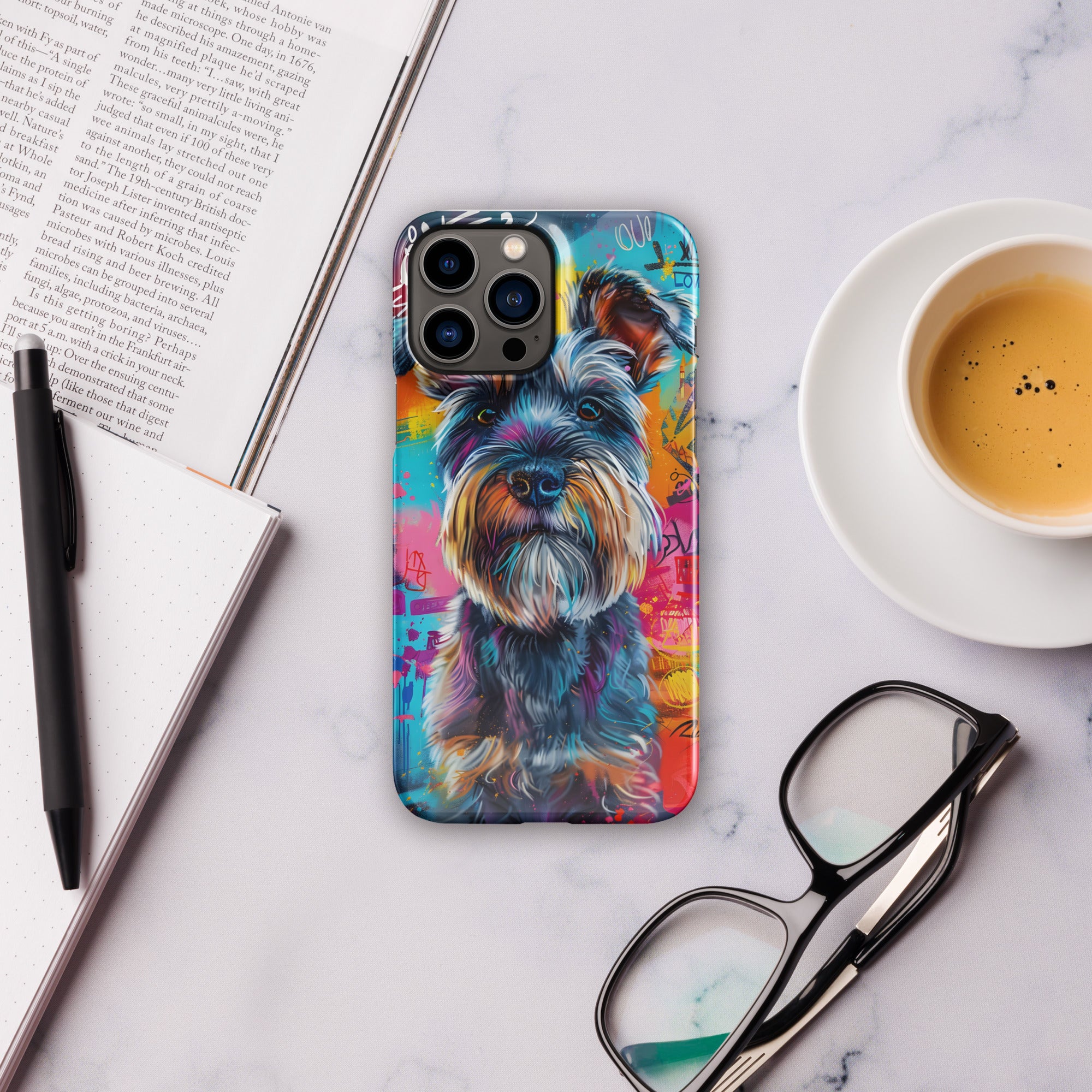 Schnauzer Snap case for iPhone®