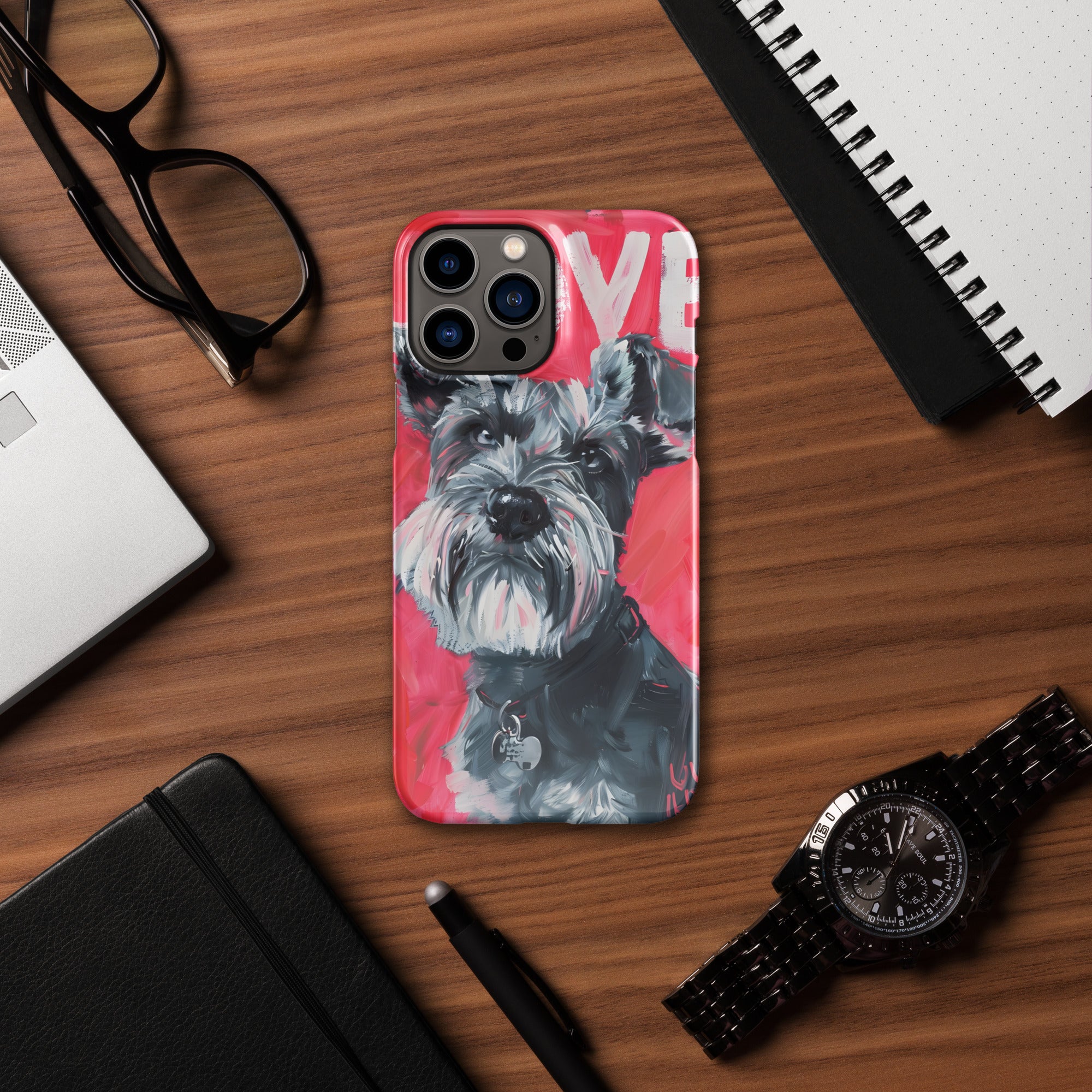 Schnauzer Snap case for iPhone®