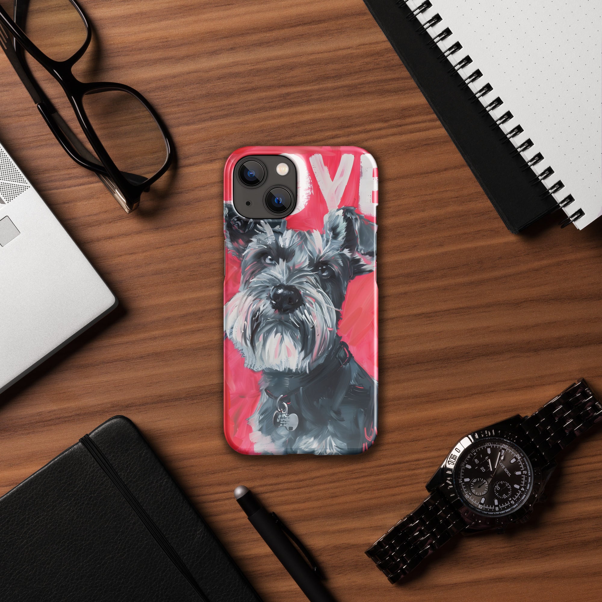 Schnauzer Snap case for iPhone®