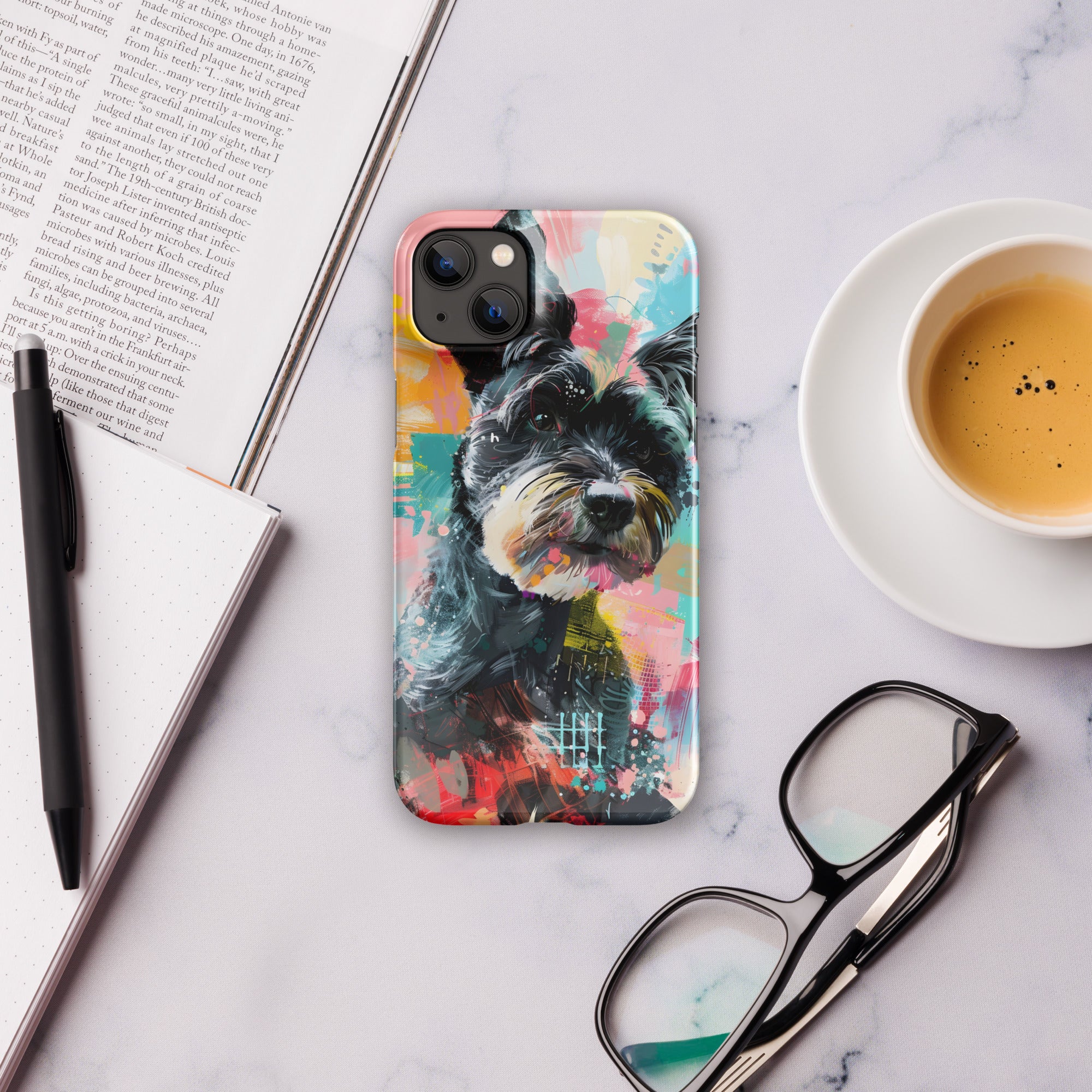 Schnauzer Snap case for iPhone®